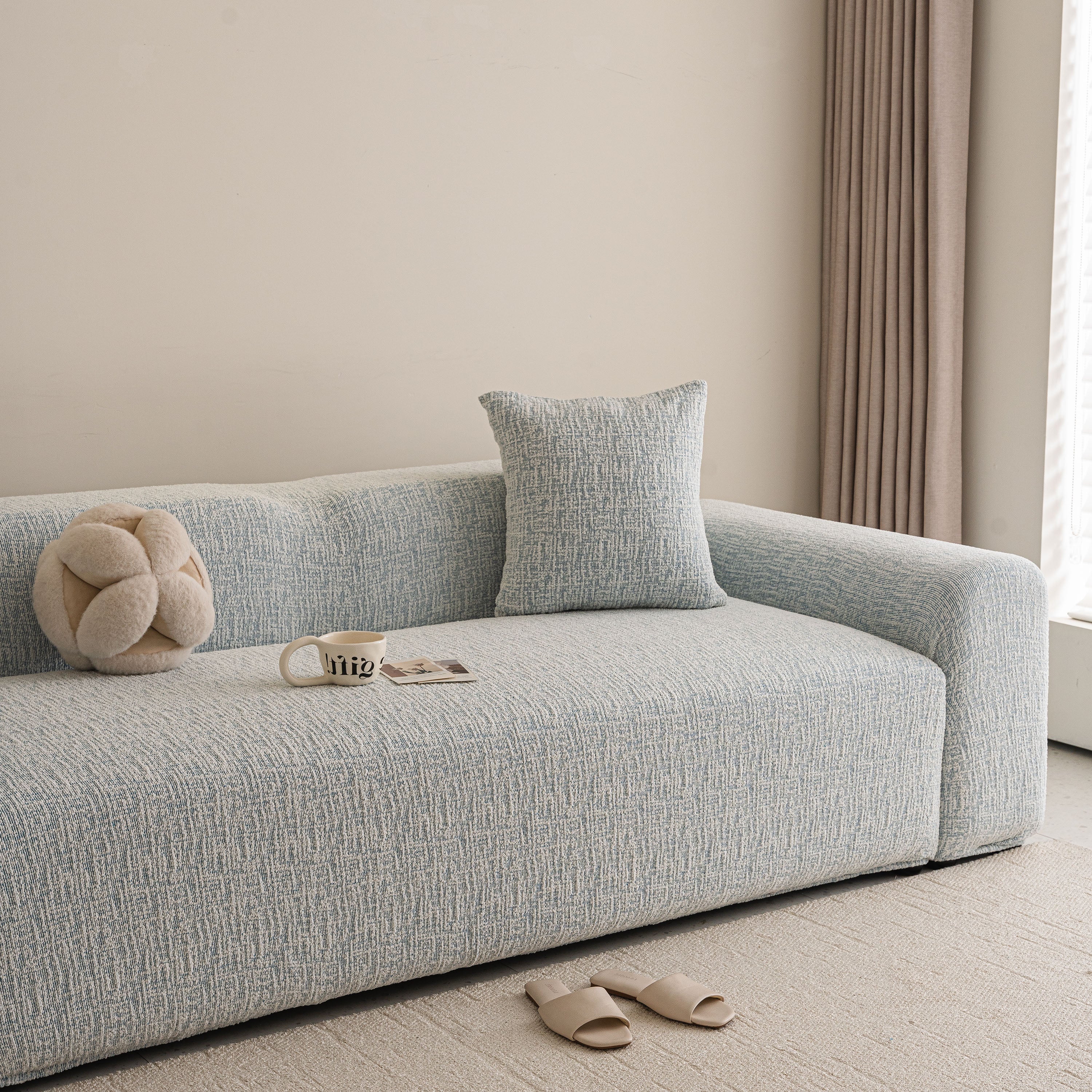 High Stretch Washable Slipcover, Non-Slip Washable Furniture Protector for Kids Pets - Image 43