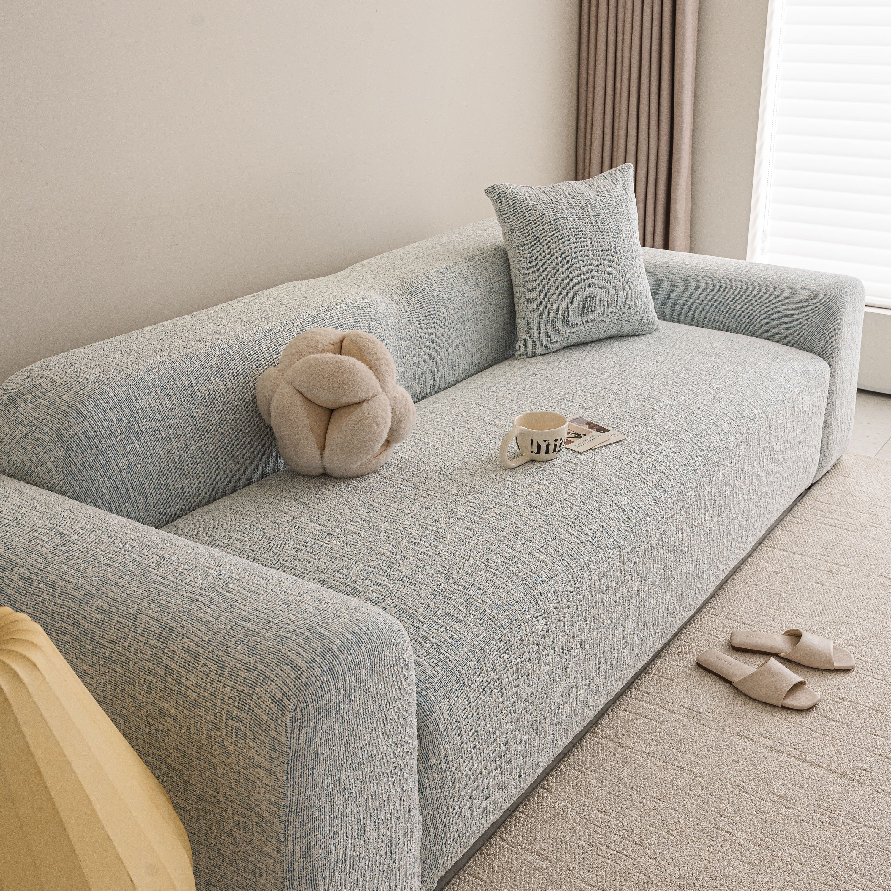 High Stretch Washable Slipcover, Non-Slip Washable Furniture Protector for Kids Pets - Image 46