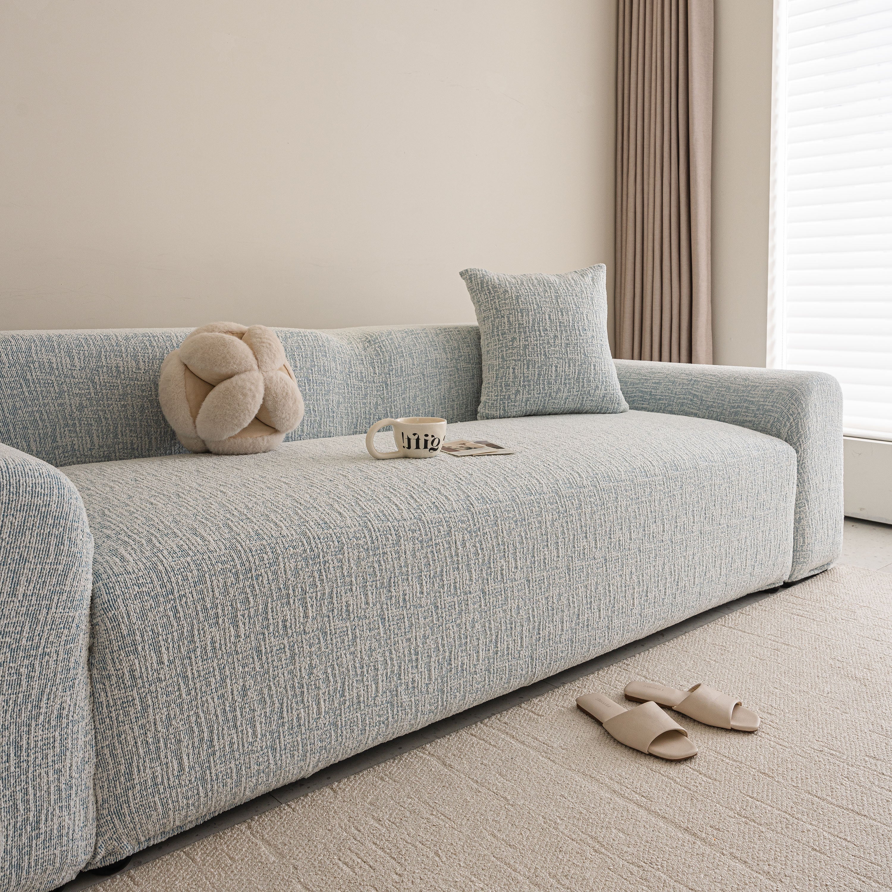 High Stretch Washable Slipcover, Non-Slip Washable Furniture Protector for Kids Pets - Image 54