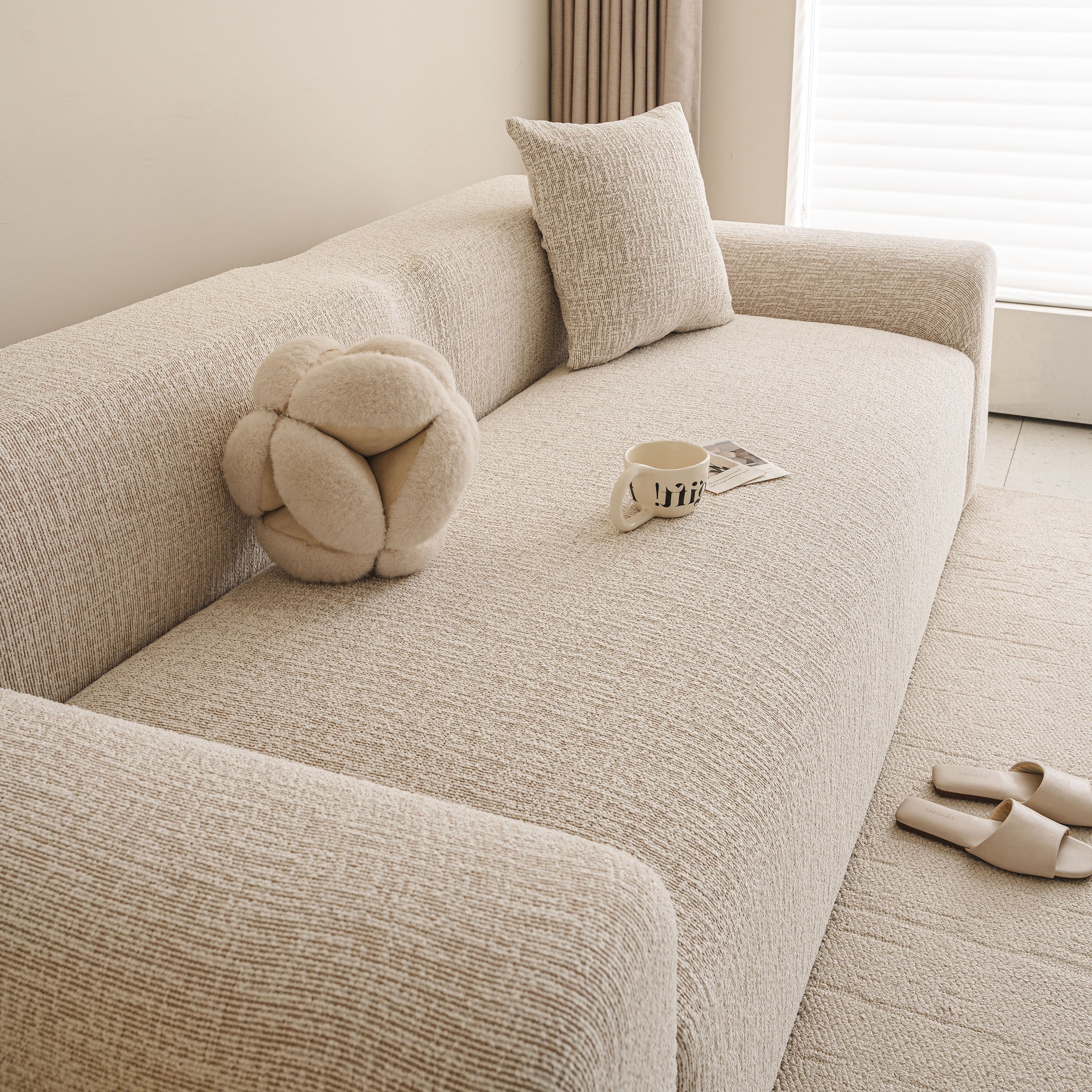 High Stretch Washable Slipcover, Non-Slip Washable Furniture Protector for Kids Pets - Image 7