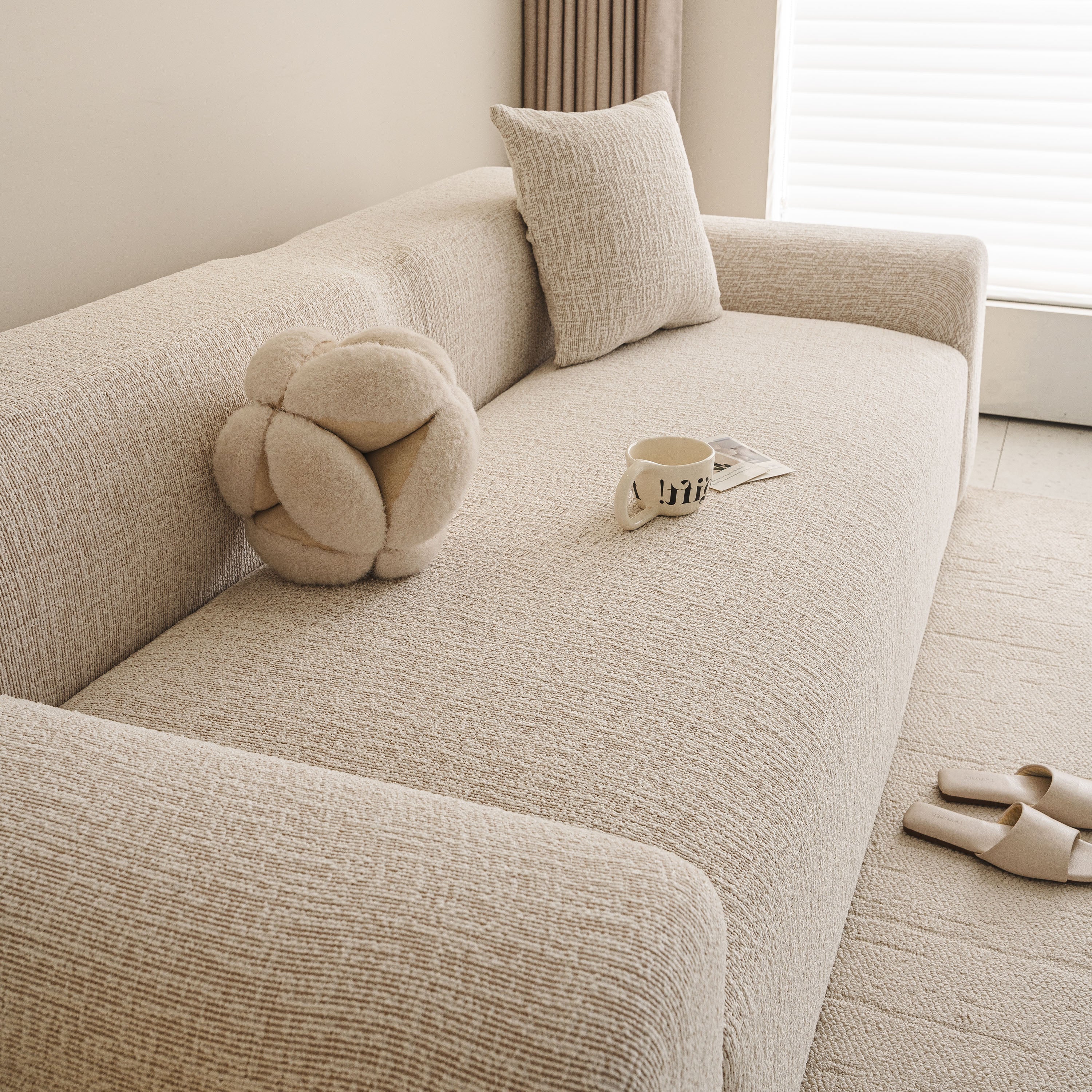 High Stretch Washable Slipcover, Non-Slip Washable Furniture Protector for Kids Pets - Image 8