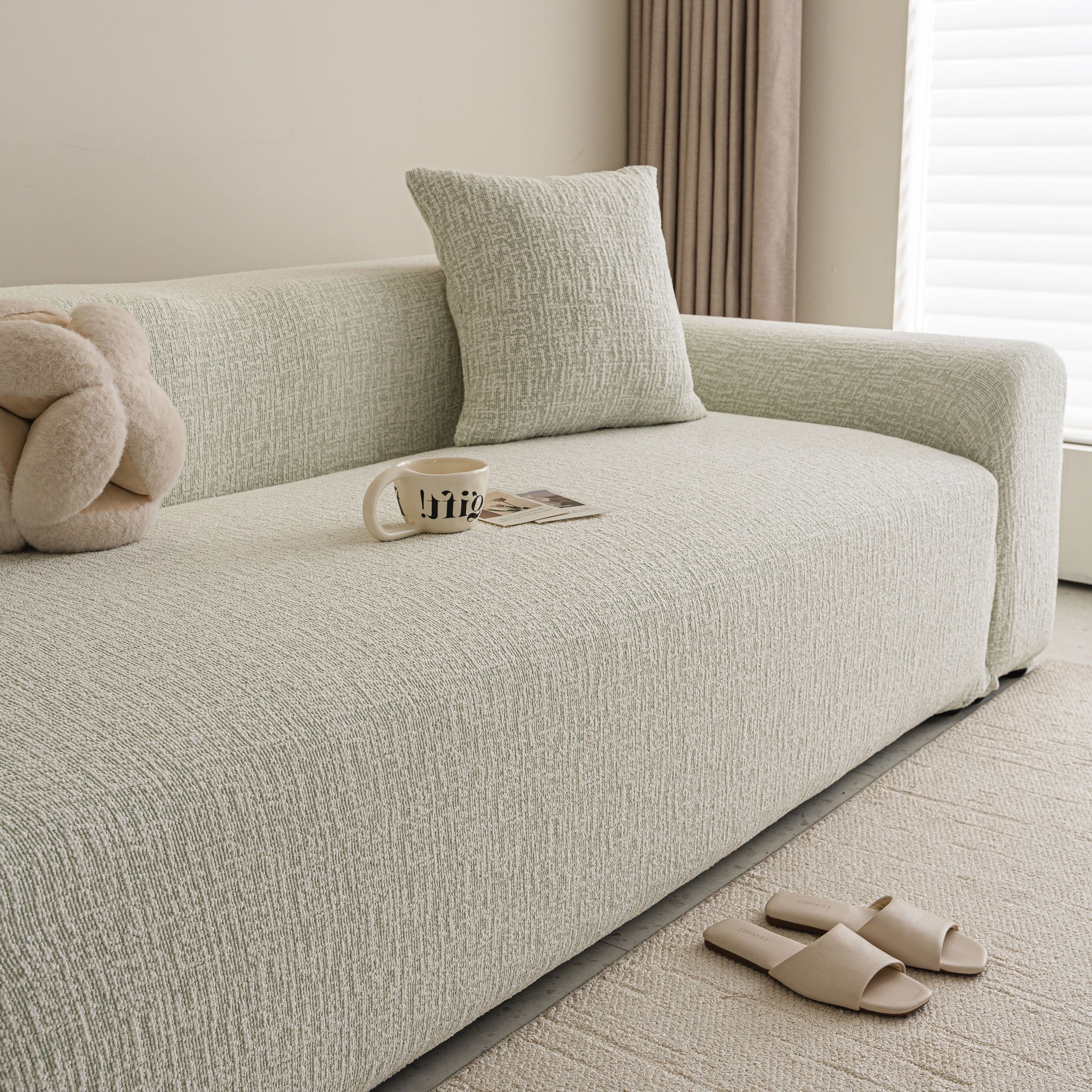 High Stretch Washable Slipcover, Non-Slip Washable Furniture Protector for Kids Pets - Image 86