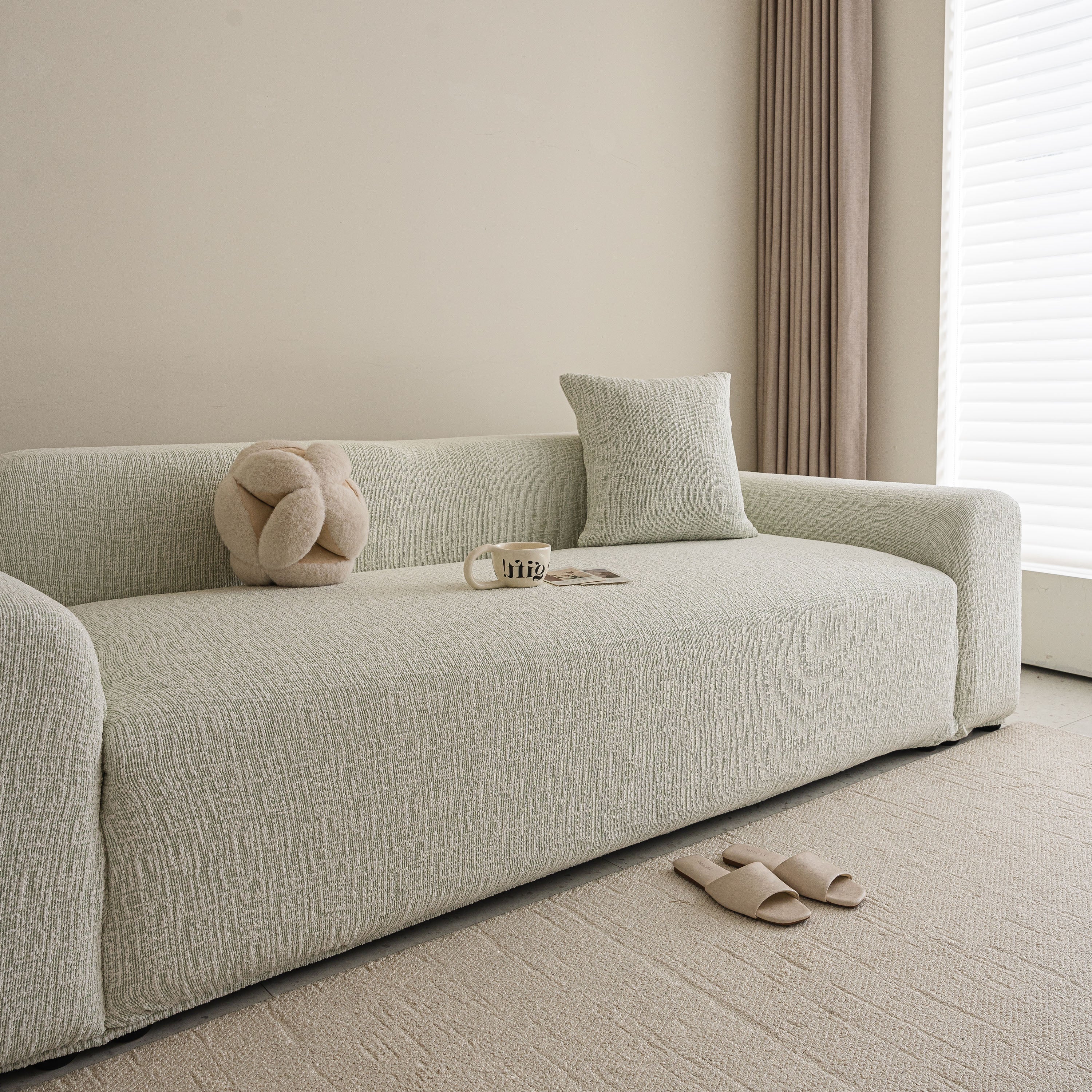 High Stretch Washable Slipcover, Non-Slip Washable Furniture Protector for Kids Pets - Image 96