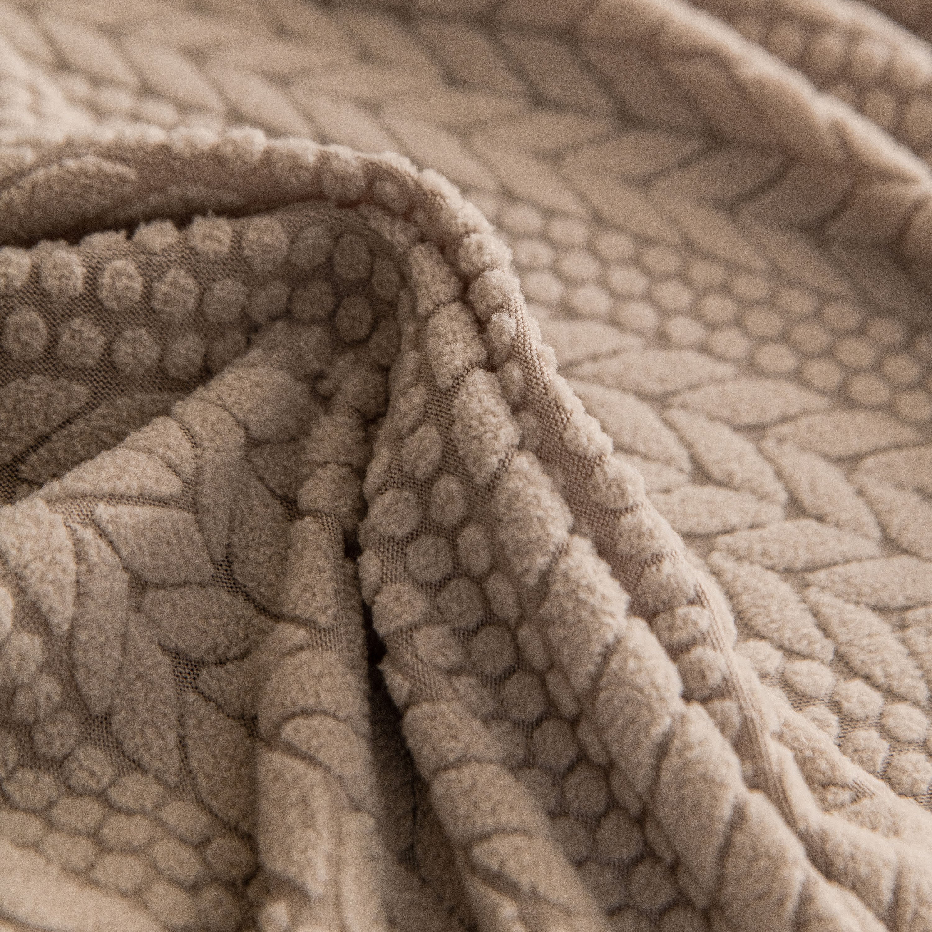High Stretch Wheat Ear Embossed Textured Couch Slipcover, Water Repellent Sofa Cover - Image 10