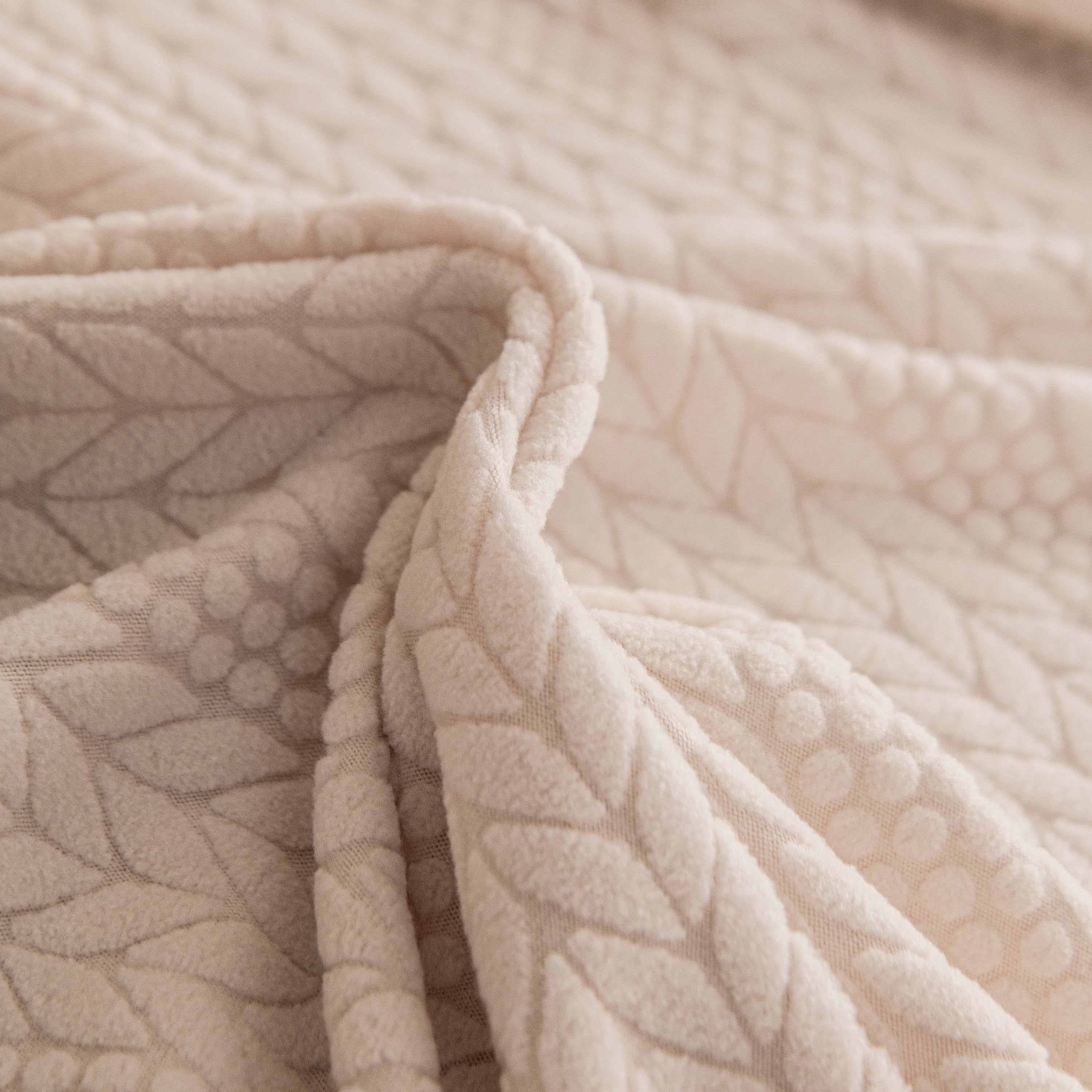 High Stretch Wheat Ear Embossed Textured Couch Slipcover, Water Repellent Sofa Cover - Image 34