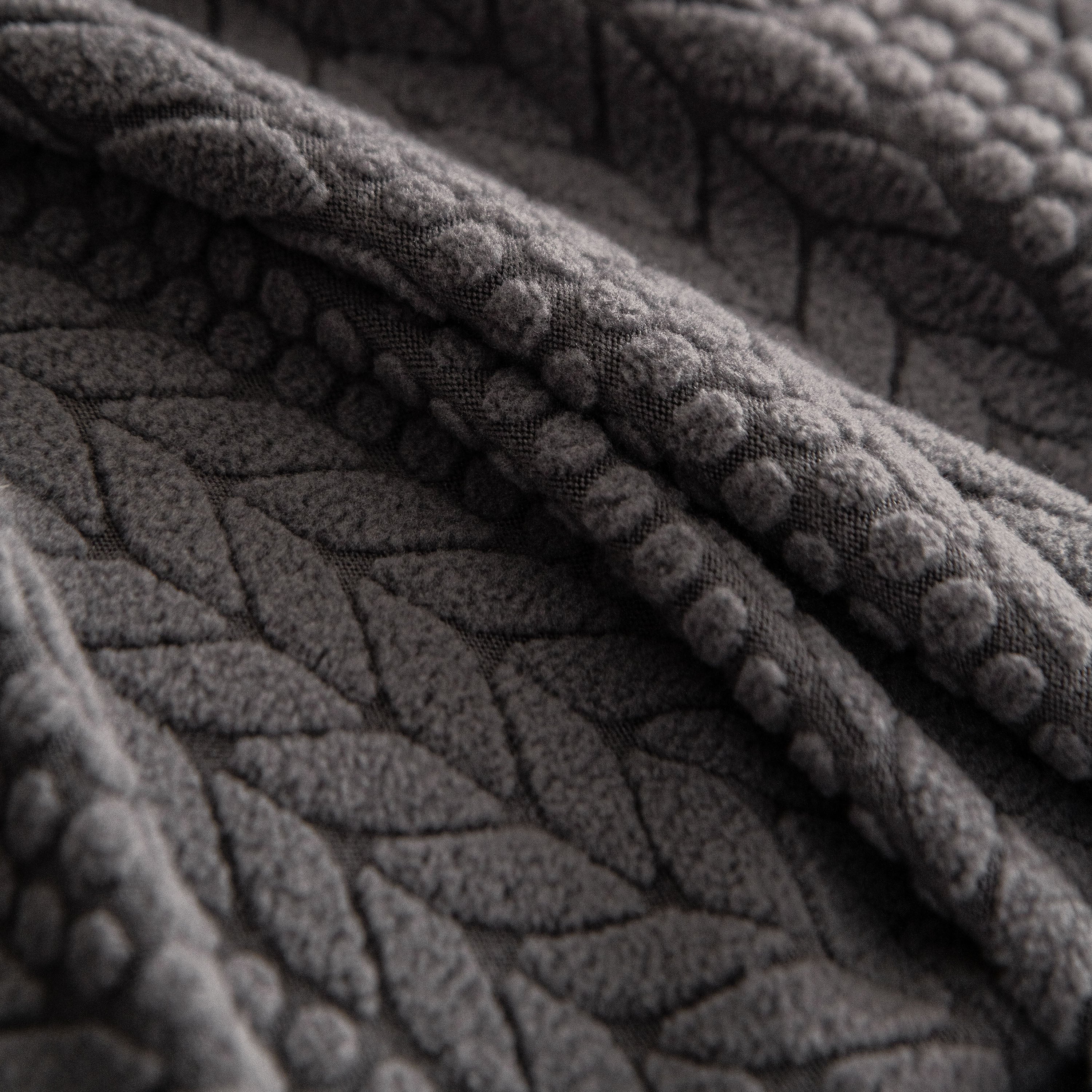 High Stretch Wheat Ear Embossed Textured Couch Slipcover, Water Repellent Sofa Cover - Image 68