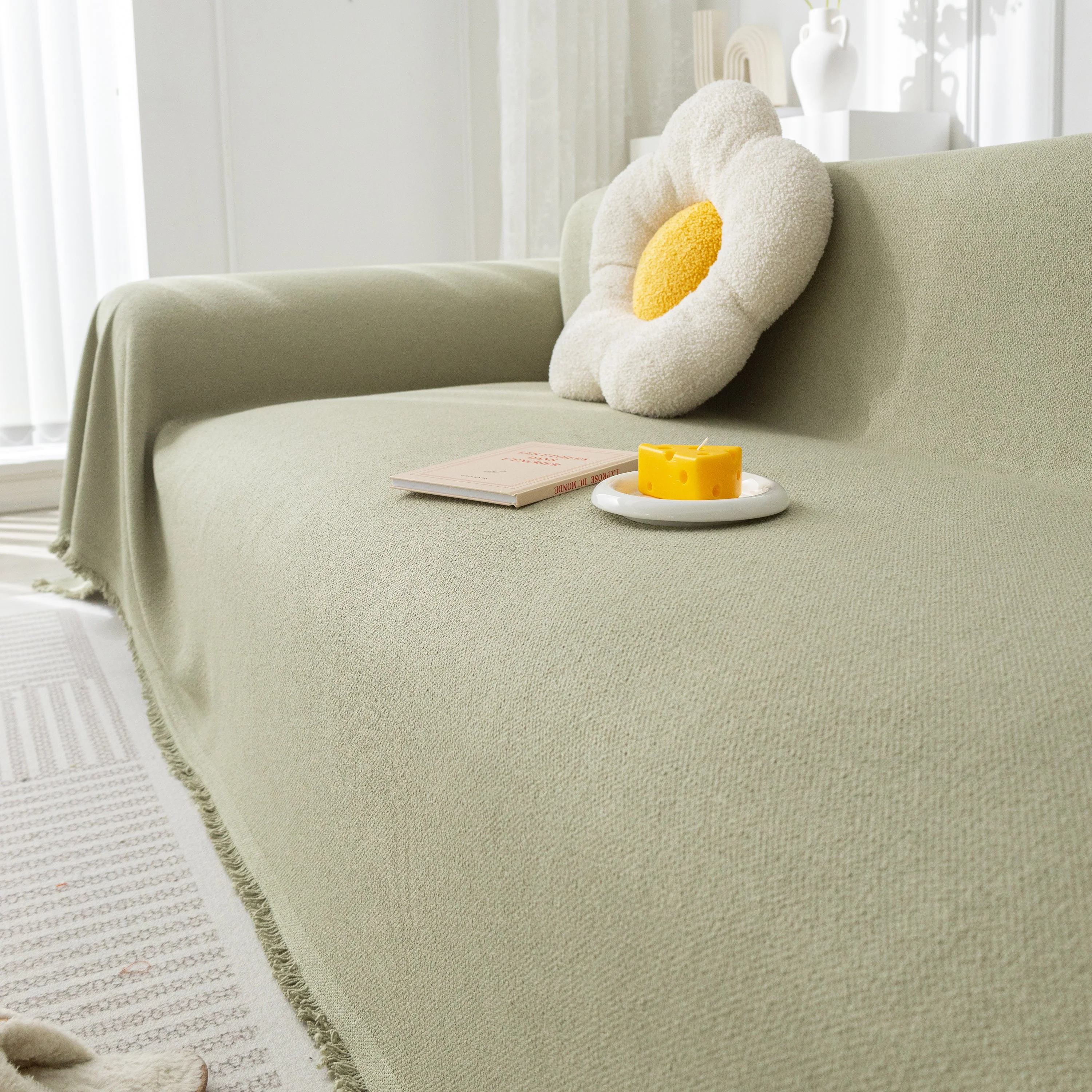 High-Tech Fabric Waterproof Pet Furniture Covers for Sectionals, Waterproof Dustproof Blanket for Couch - Image 58