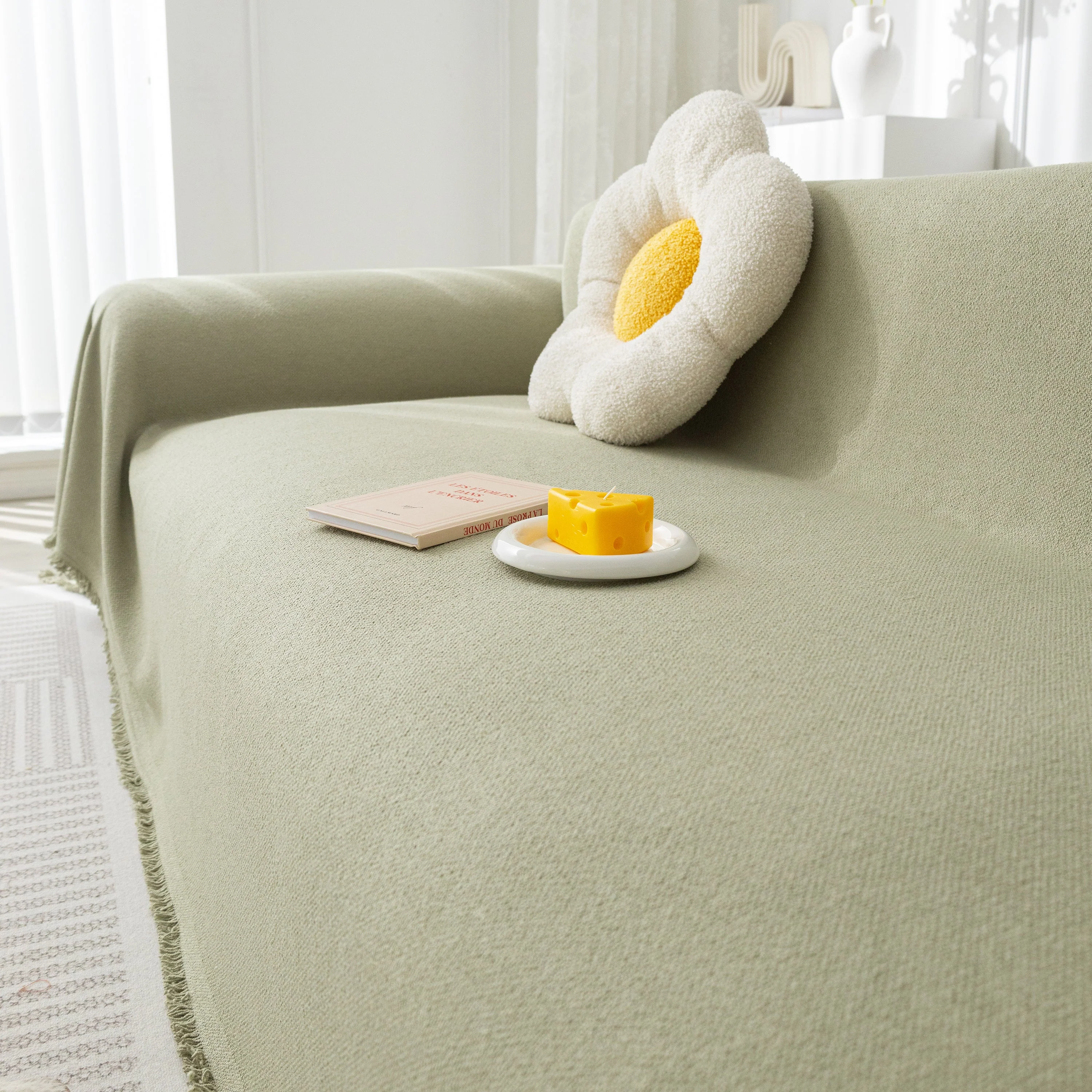 High-Tech Fabric Waterproof Pet Furniture Covers for Sectionals, Waterproof Dustproof Blanket for Couch - Image 59