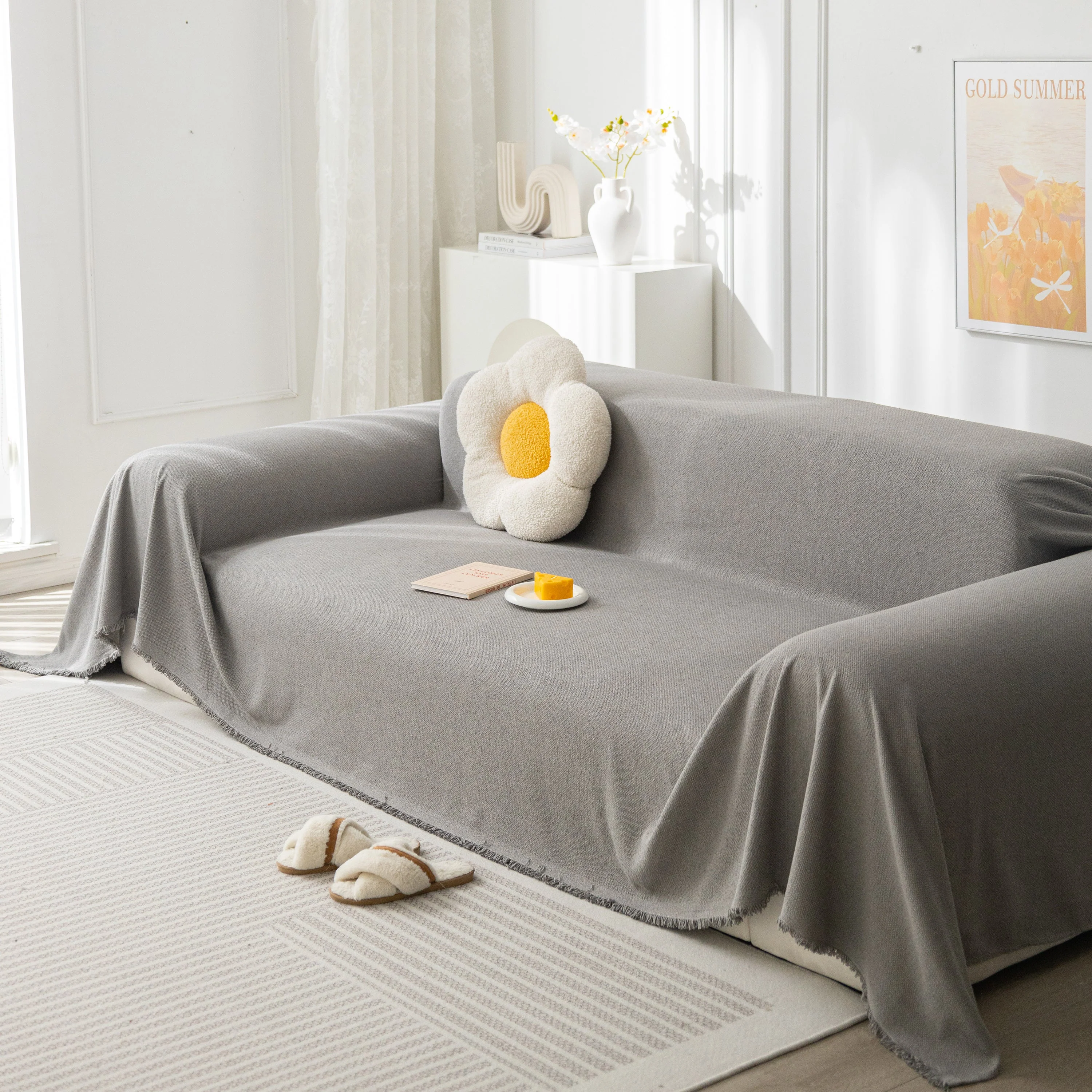High-Tech Fabric Waterproof Pet Furniture Covers for Sectionals, Waterproof Dustproof Blanket for Couch - Image 72