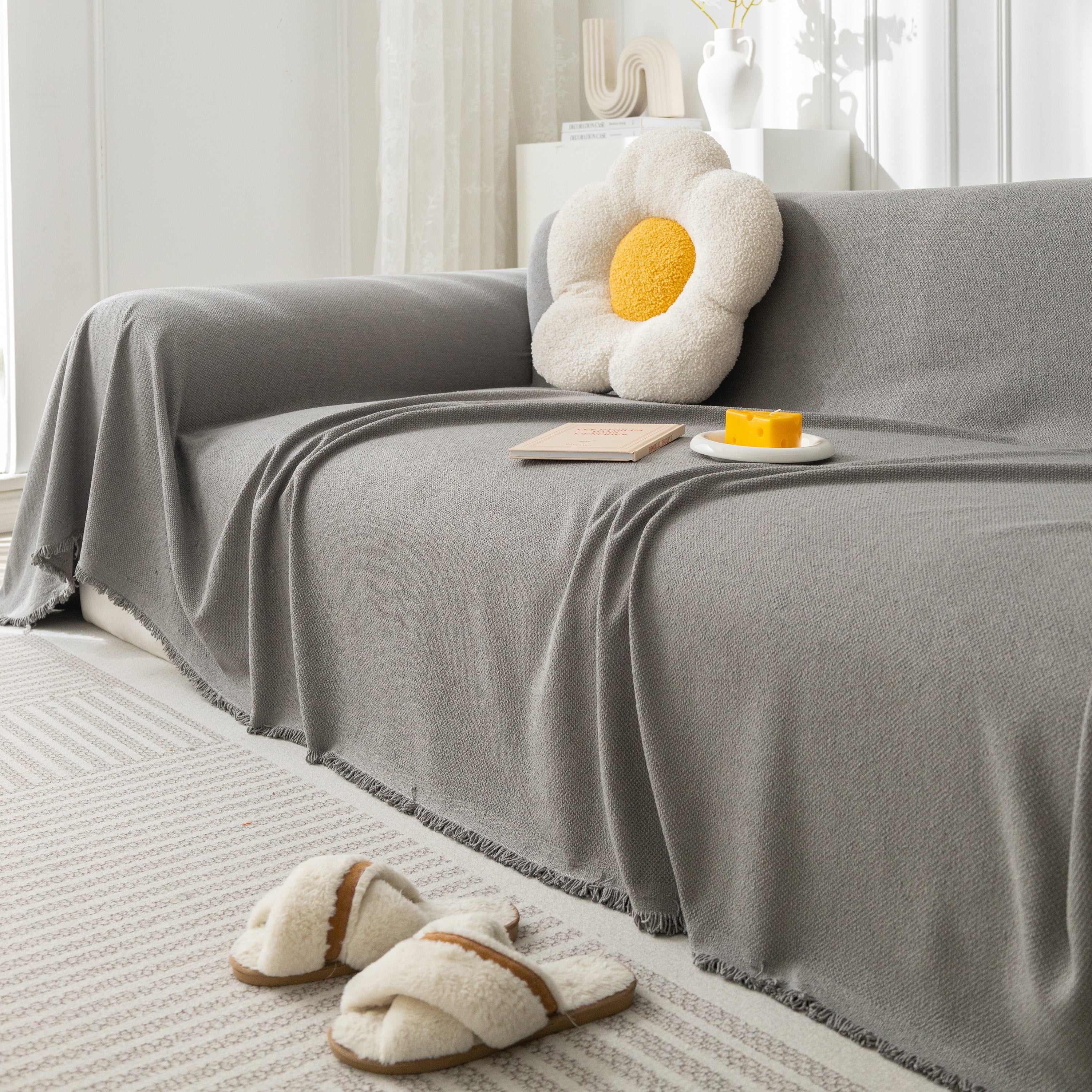 High-Tech Fabric Waterproof Pet Furniture Covers for Sectionals, Waterproof Dustproof Blanket for Couch - Image 84