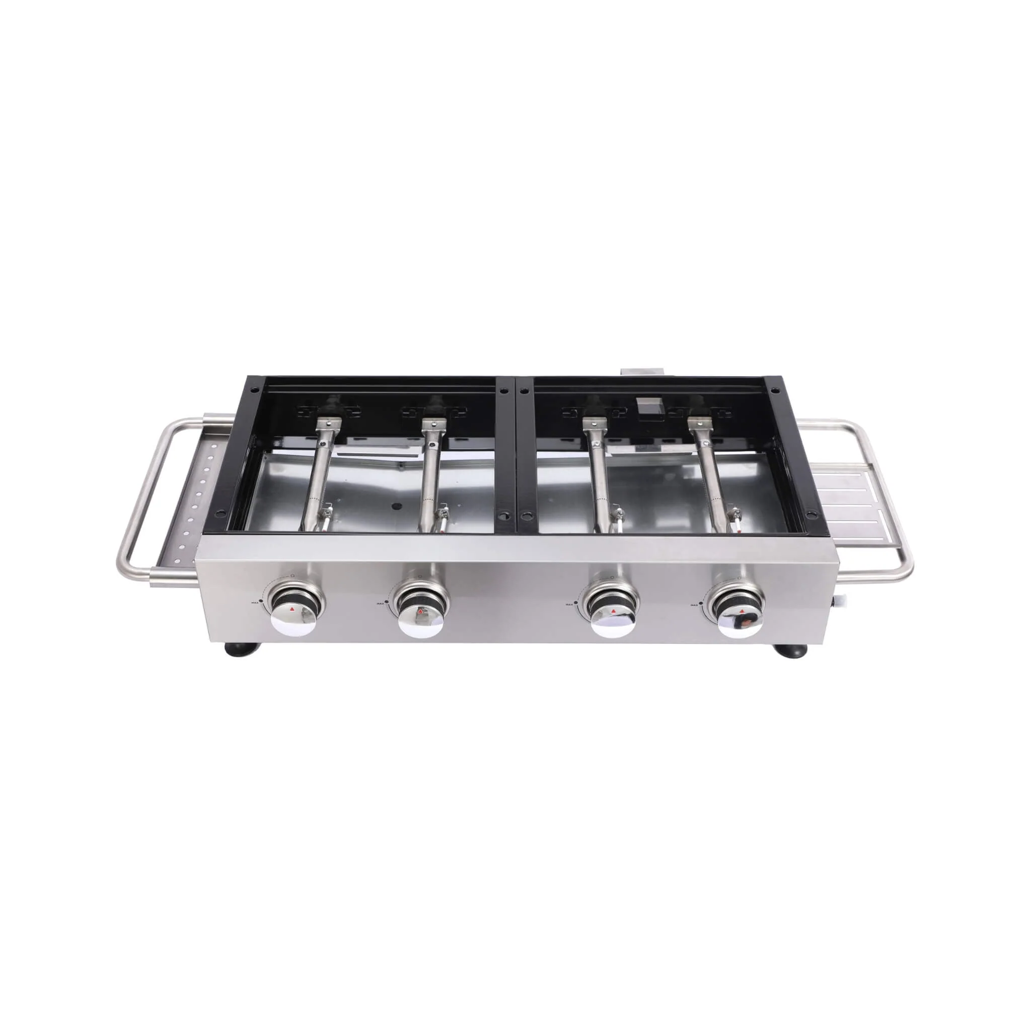 High Temperature 40K BTU 2-Burner Stainless Steel Plancha Combo Gas Grill (SAK71285) - Image 8