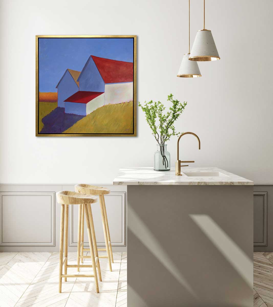 Hillside Pasture - Open Edition Canvas Print - Image 2