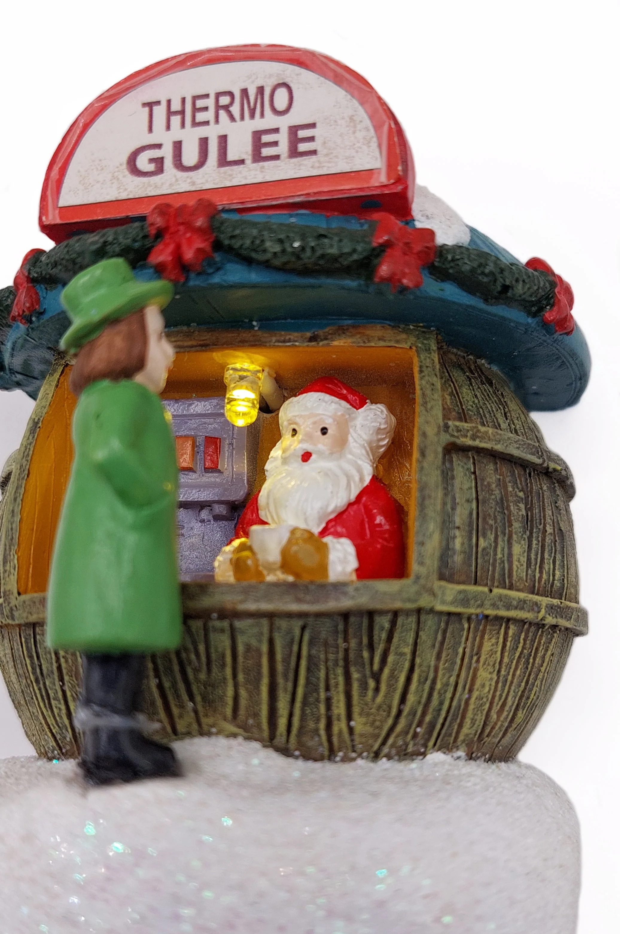 Holiday Coffee Shop. Christmas Village Decor Wizardi F07-N1-4-22758A - Image 2