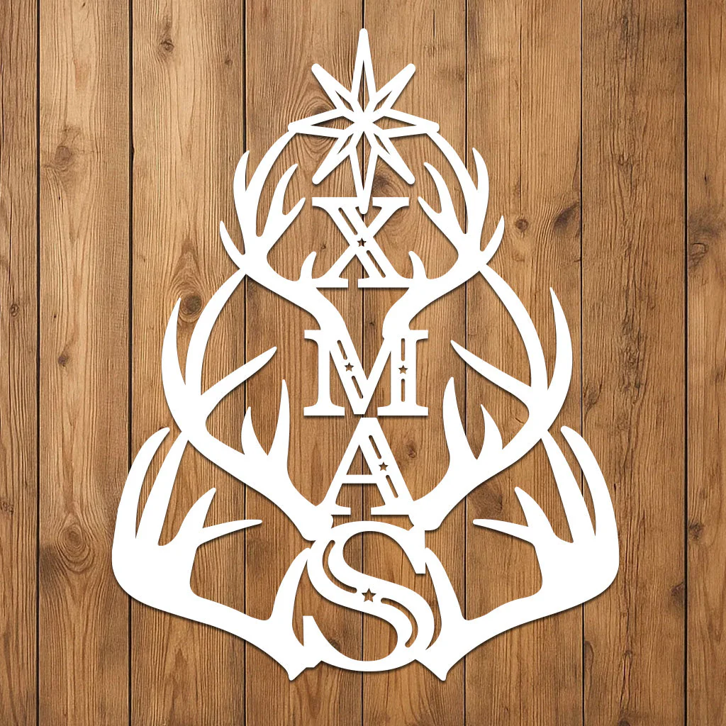 Holiday XMAS with Antler Tree Design - Image 2