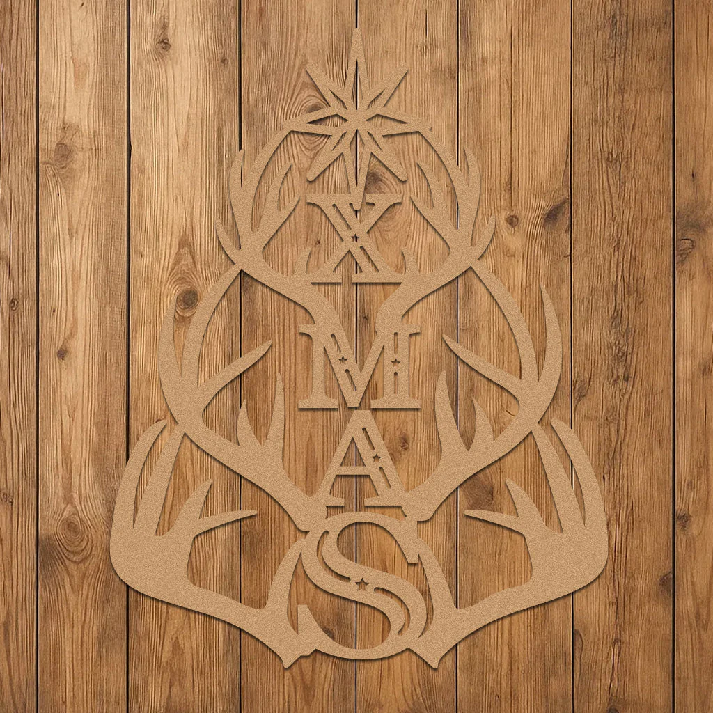 Holiday XMAS with Antler Tree Design - Image 4