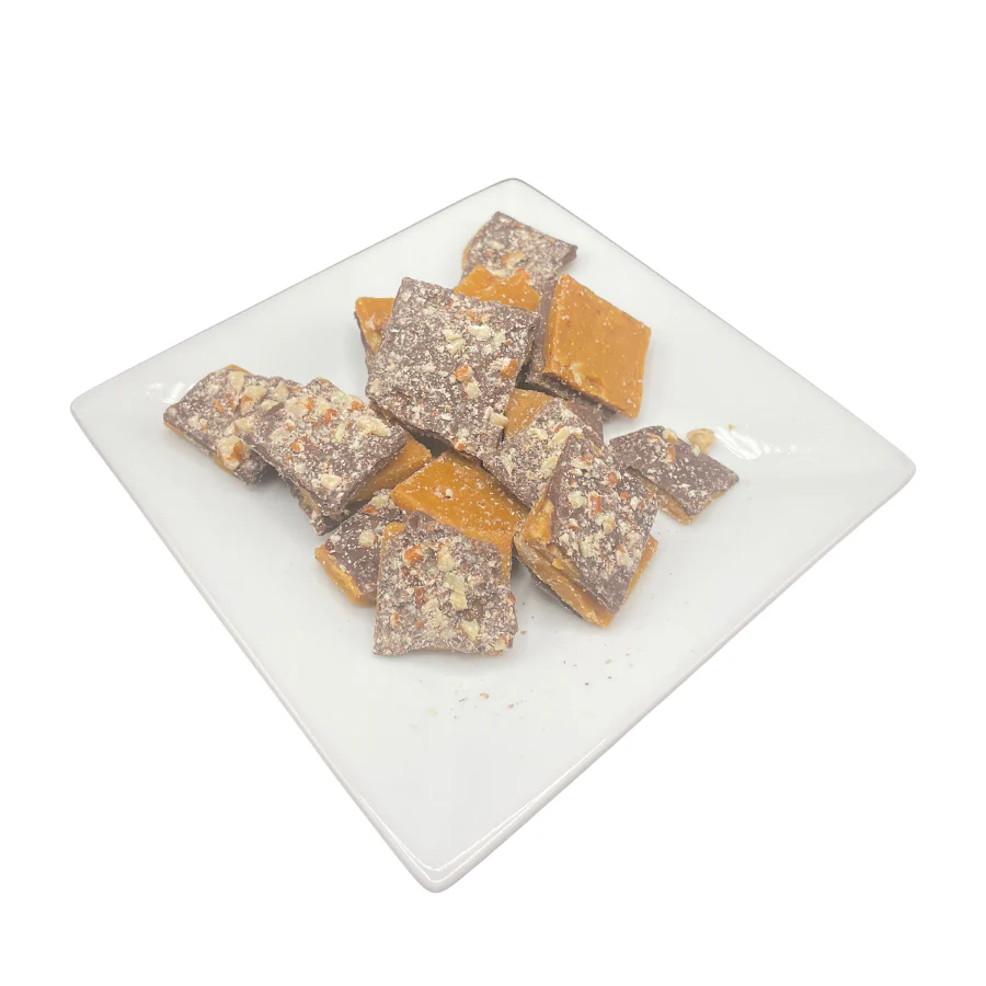 Homemade Pecan Toffee Bundle | 8 oz | Milk and Dark Chocolate | Barb's Buttery Toffee - Image 5
