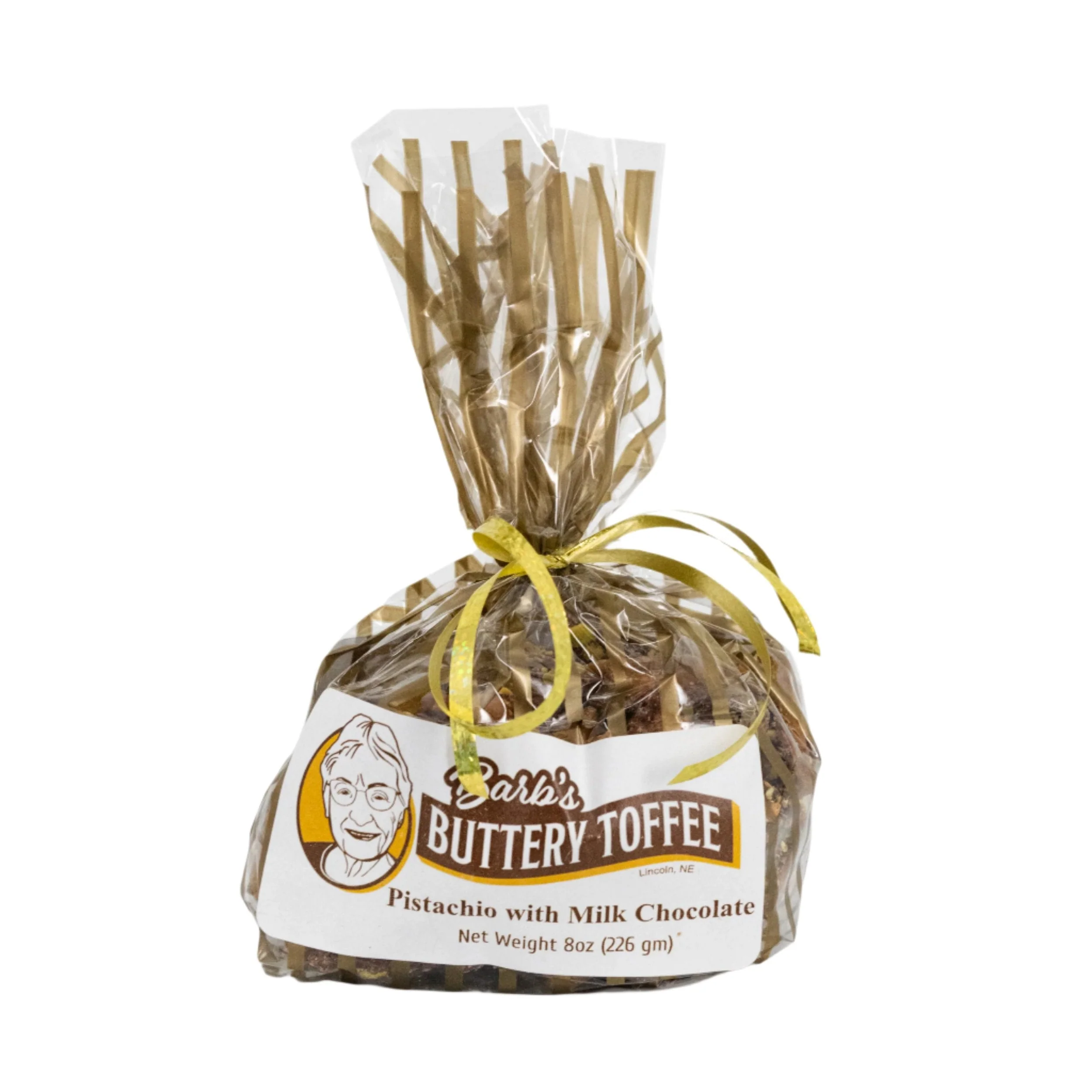 Homemade Pistachio Toffee Bundle | 8 oz | Milk and Dark Chocolate | Barb's Buttery Toffee - Image 2