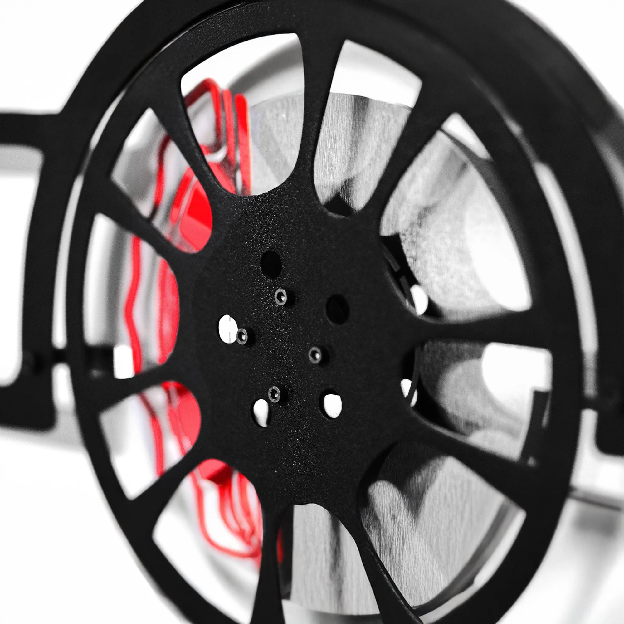 Honda Civic Wall Art – JDM Steel Silhouette with Spinning Wheels-KAFMEKA028 - Image 3