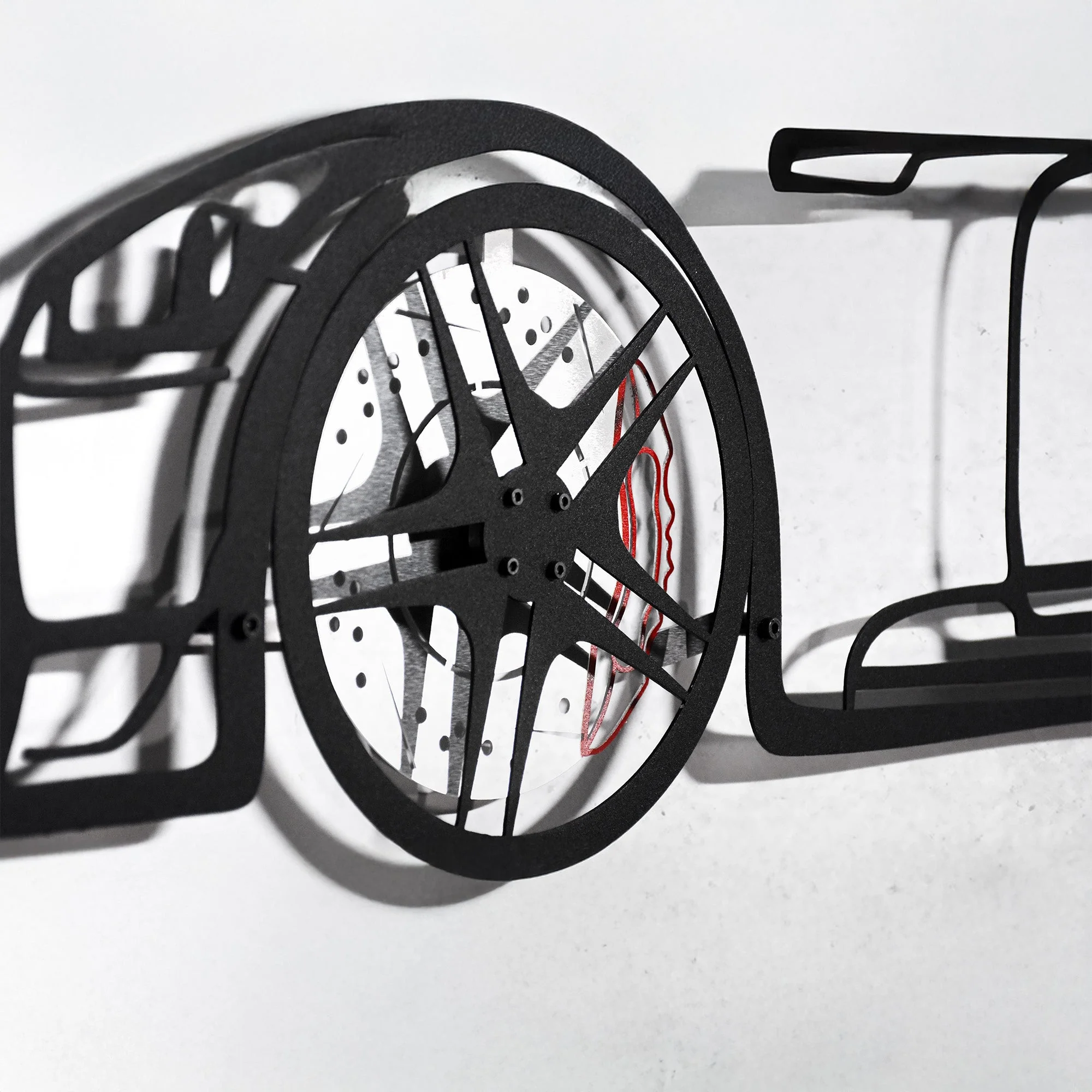 Honda S2000 Wall Art – JDM Steel Silhouette with Spinning Wheels-KAFMEKA029 - Image 8