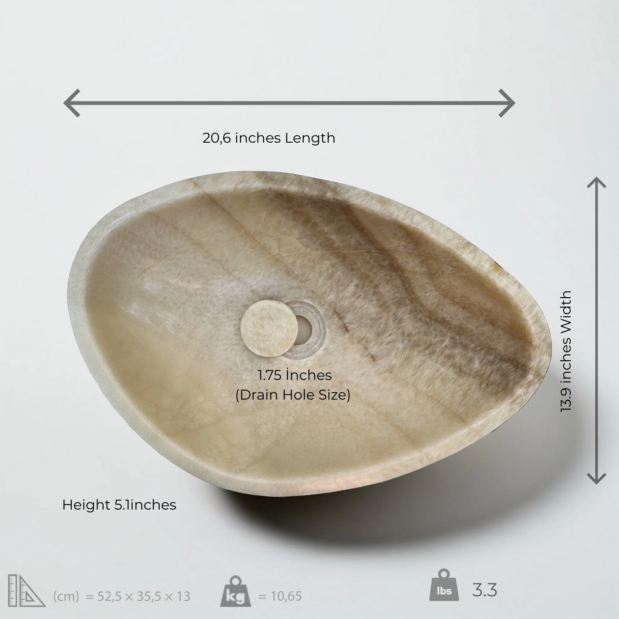 Honey Onyx Sink - Image 2
