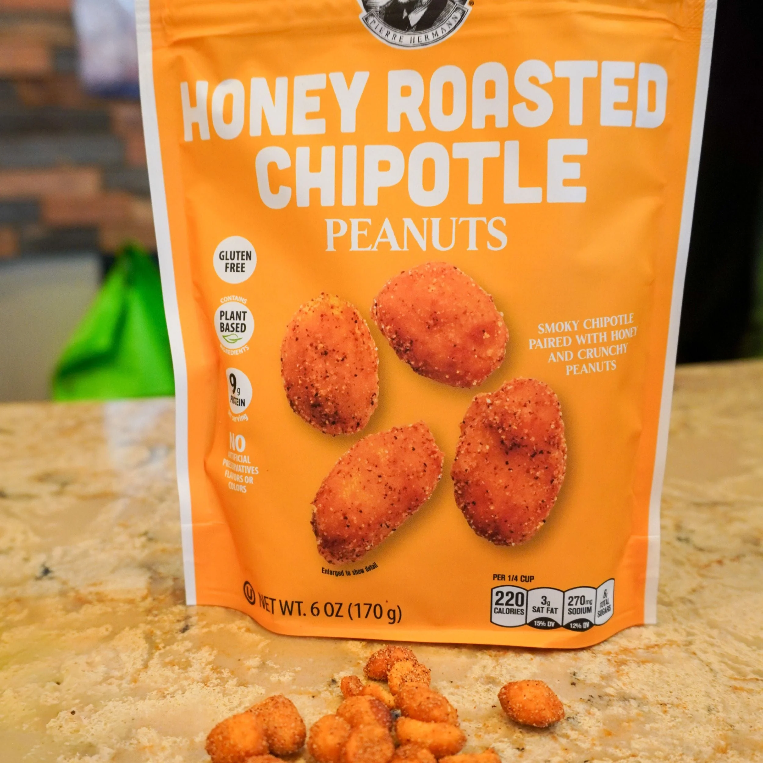 Honey Roasted Chipotle Flavored Peanuts | Pack of 6 | 6 oz | Gluten Free | Brenmar - Image 6