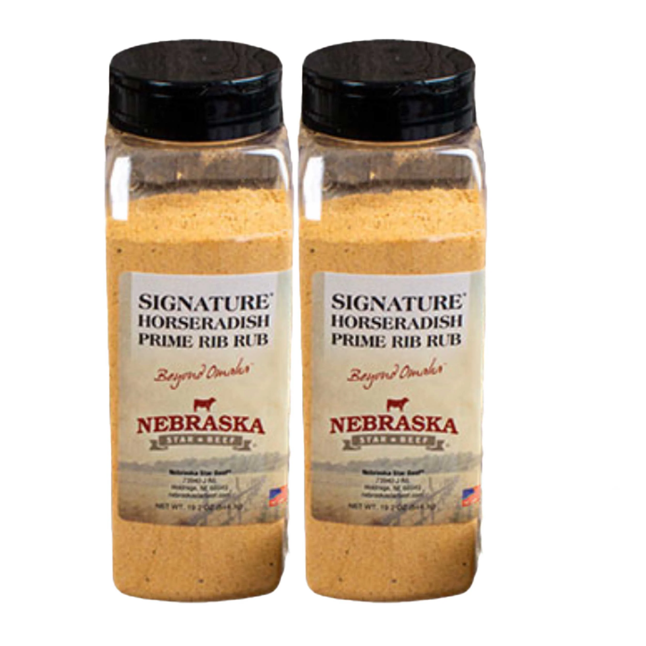 Horseradish Prime Rib Rub | Pack of 2 | 19.2 oz | Nebraska Star Beef