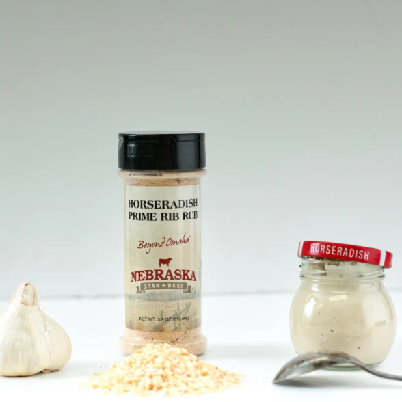 Horseradish Prime Rib Rub | Pack of 2 | 3.9 oz |  Nebraska Star Beef - Image 3