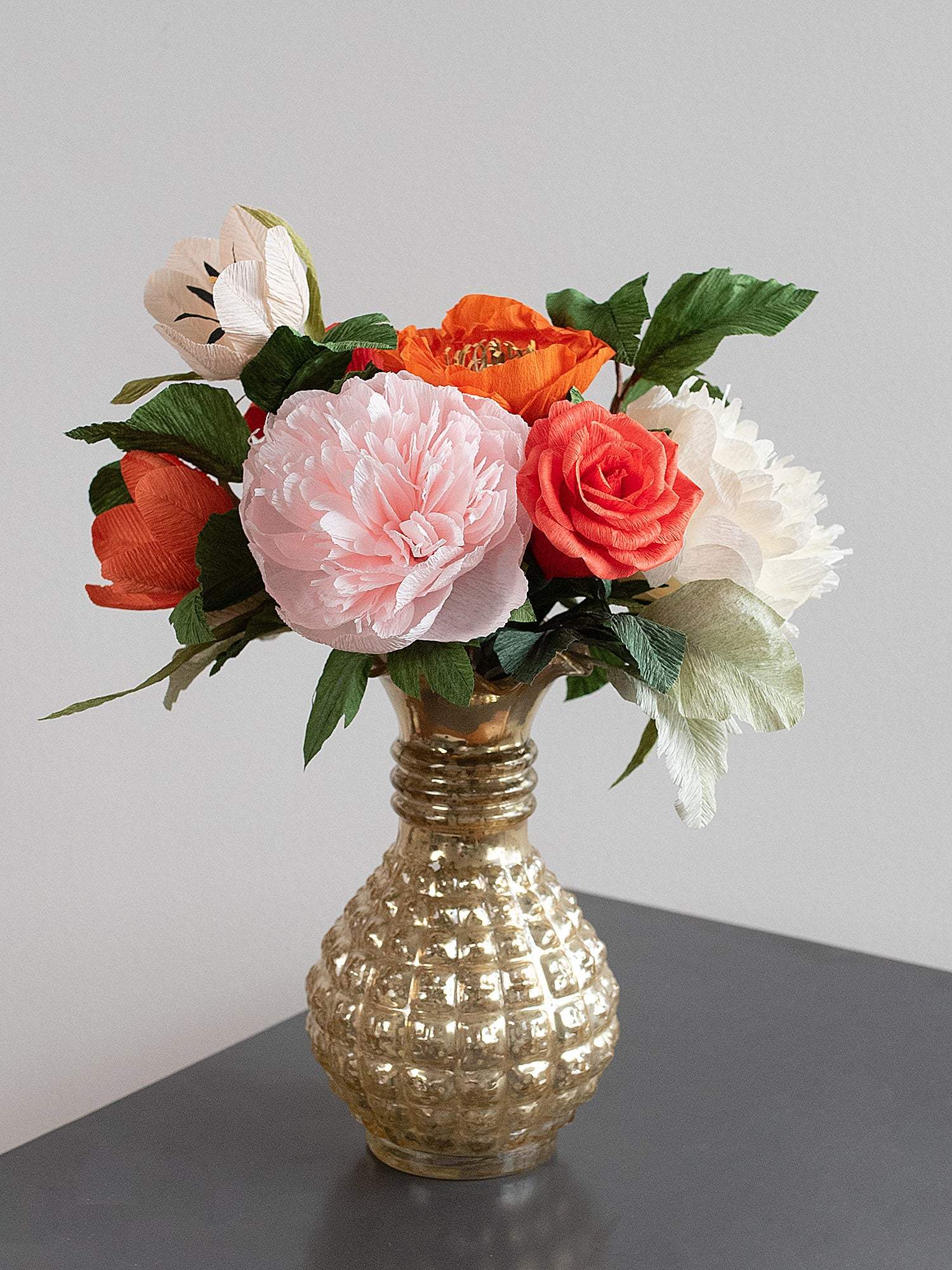 Hot To Trot | Modern Paper Flower Bouquet - Image 4