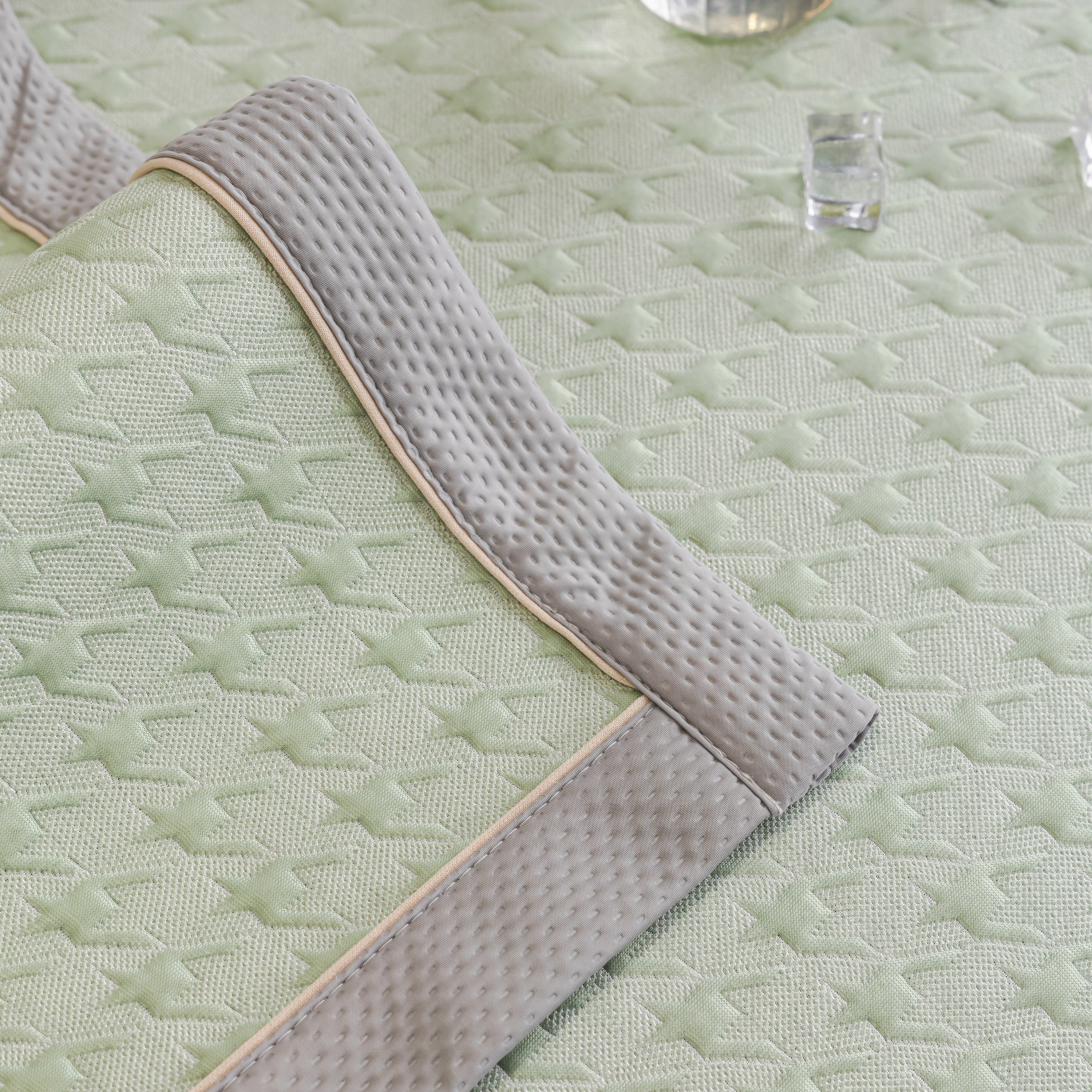 Houndstooth Ice Silk Breathable Sofa Cover, Modern Non-Slip Summer Couch Protector - Image 9