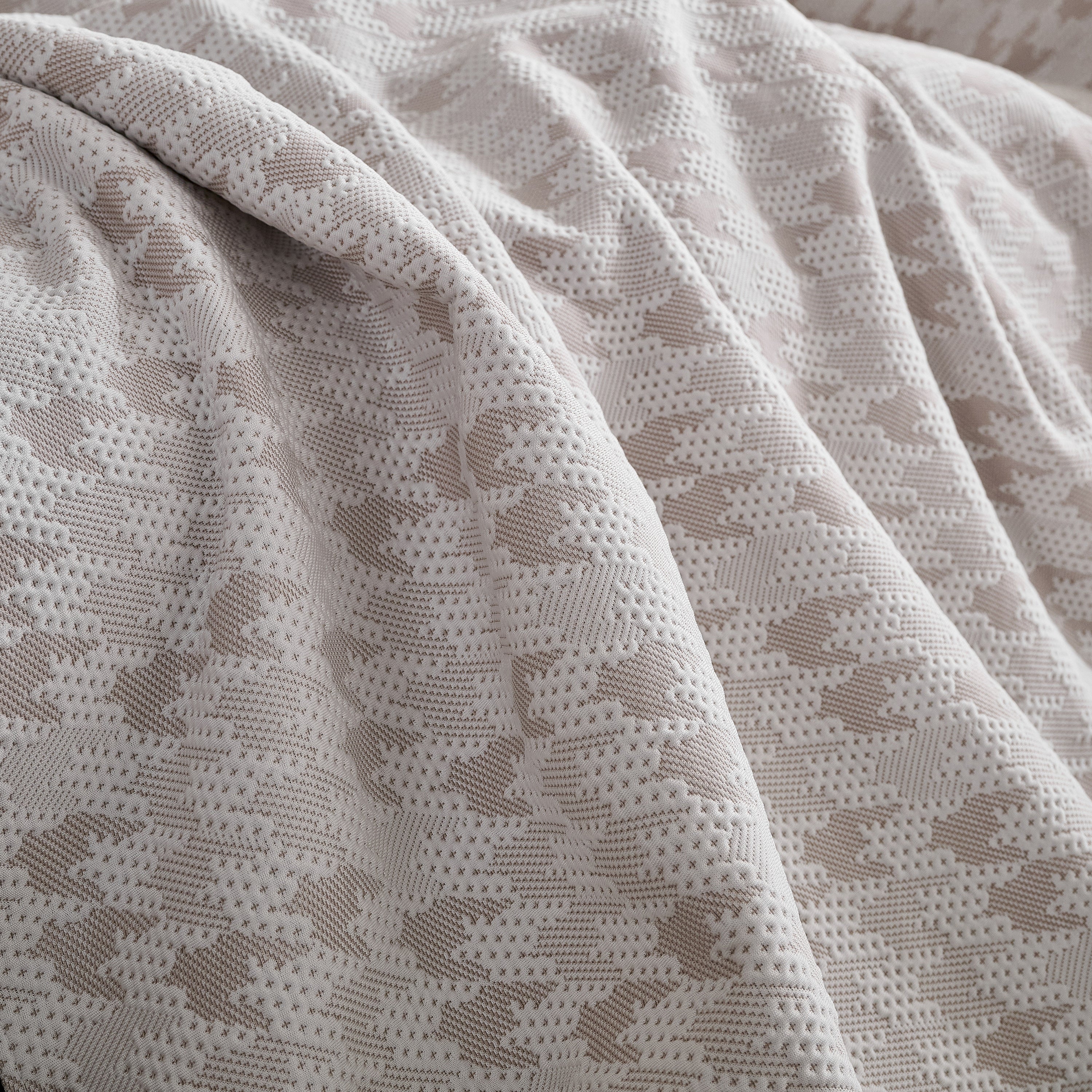 Houndstooth Non Slip Sofa Covers for Sofas Luxury Extra Large Blanket to Cover Couch - Image 2