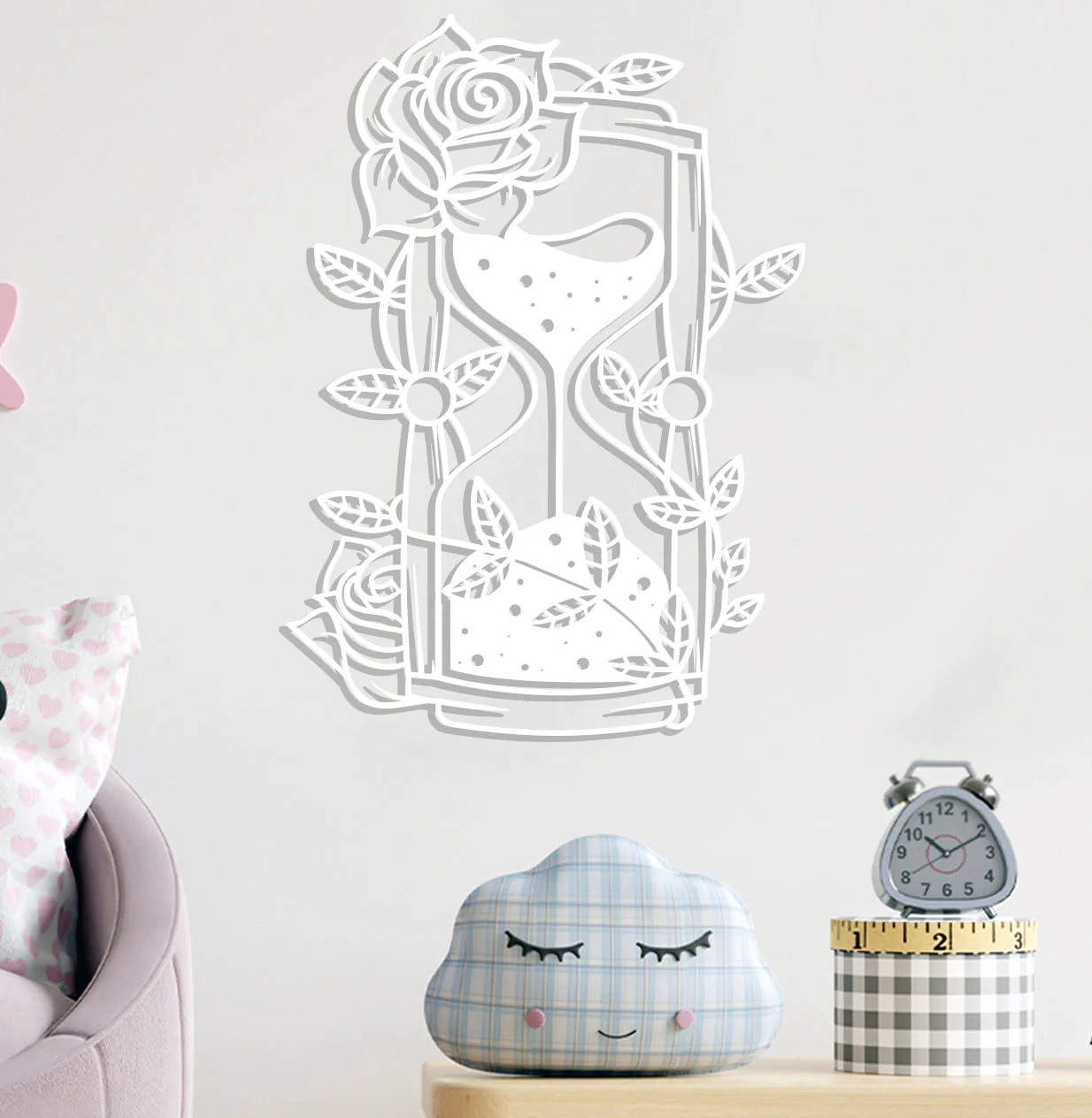 Hourglass w Rose Sign - Image 5