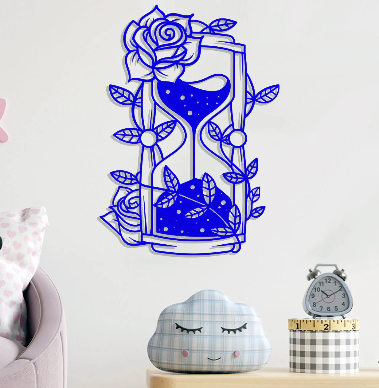 Hourglass w Rose Sign - Image 6