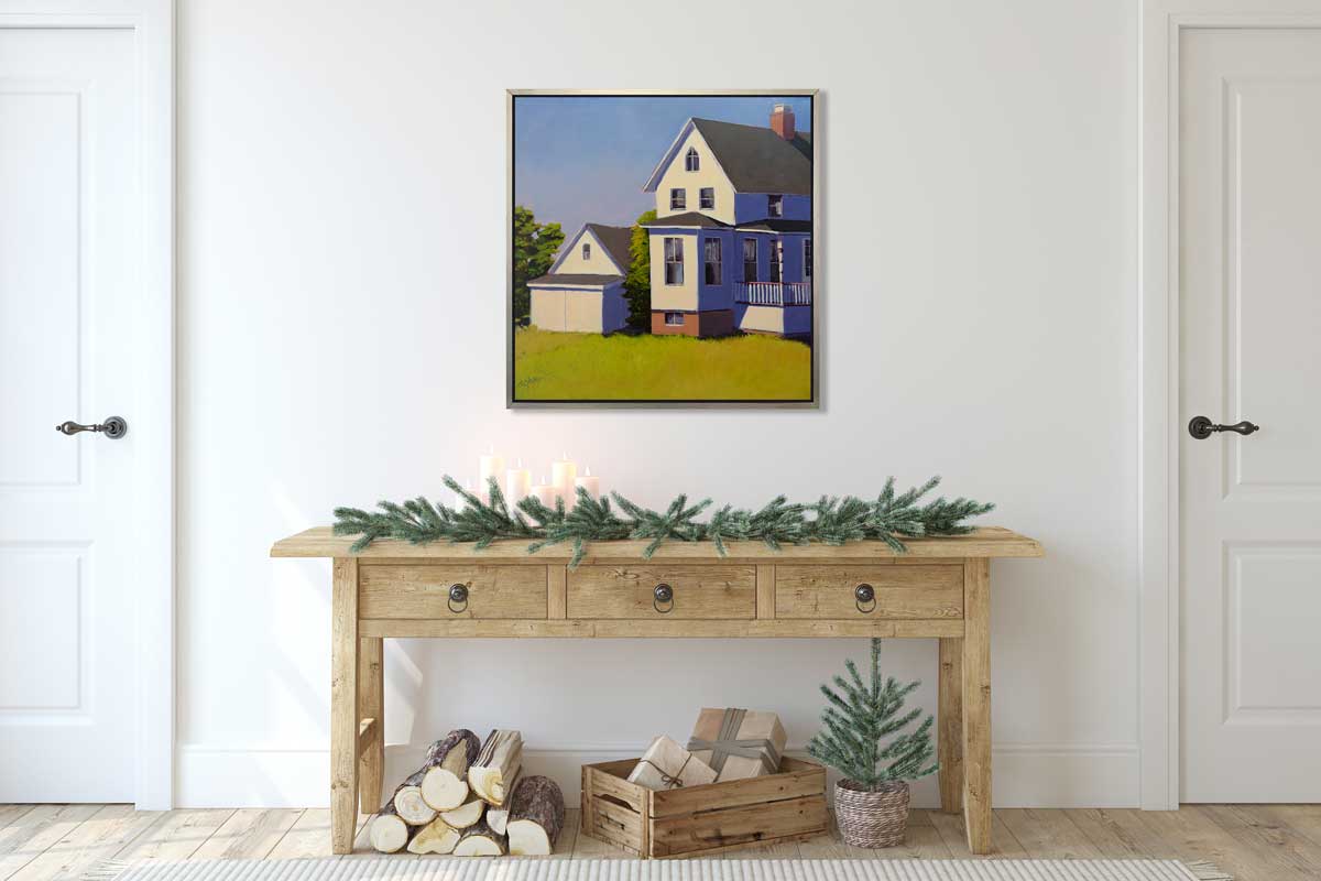 House by the Harbor - Open Edition Canvas Print - Image 2