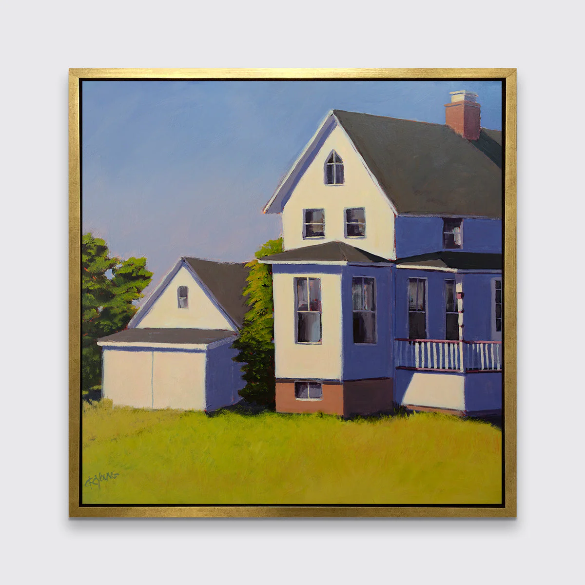 House by the Harbor - Open Edition Canvas Print - Image 4