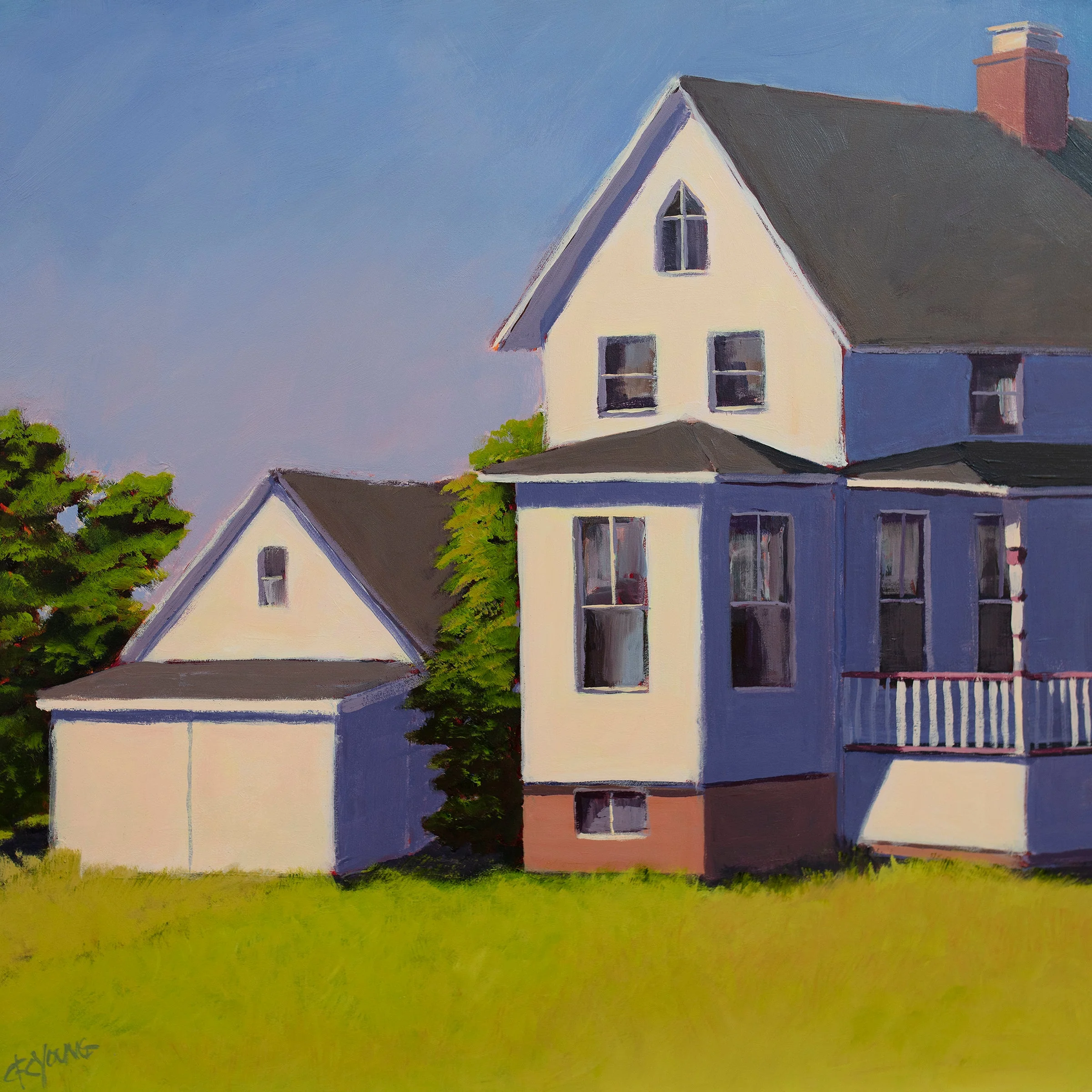 House by the Harbor - Open Edition Canvas Print - Image 6
