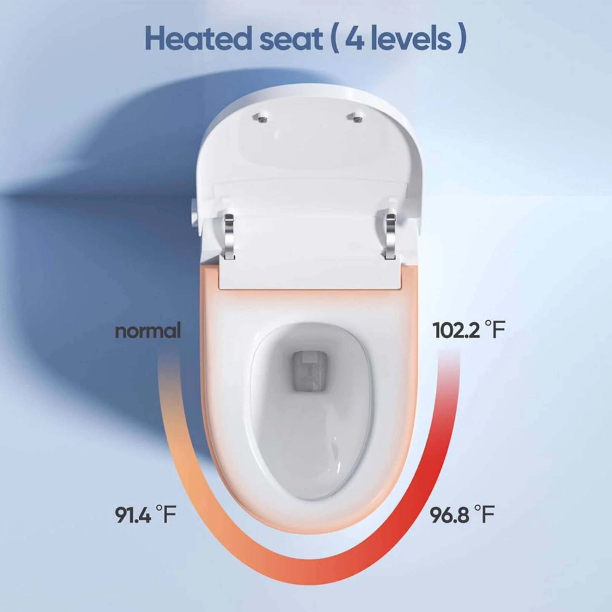 Alora Heavy-DutyHigh-Power Flush Smart Toilet With Built-In Bidet And Elongated Heated Seat (SAK13684) - Image 5