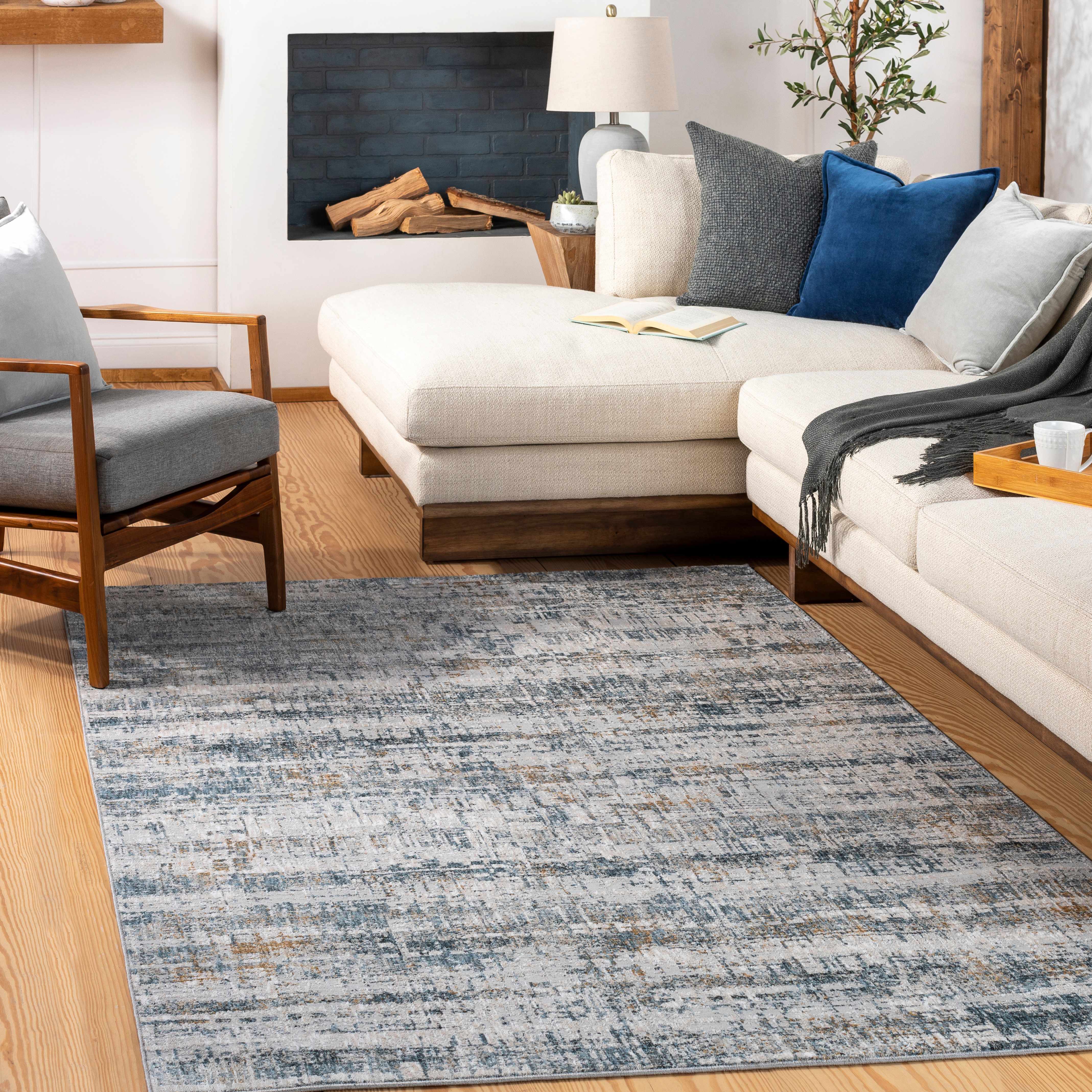 Hughesdale Distorted Lines Luxe Area Rug - Image 12