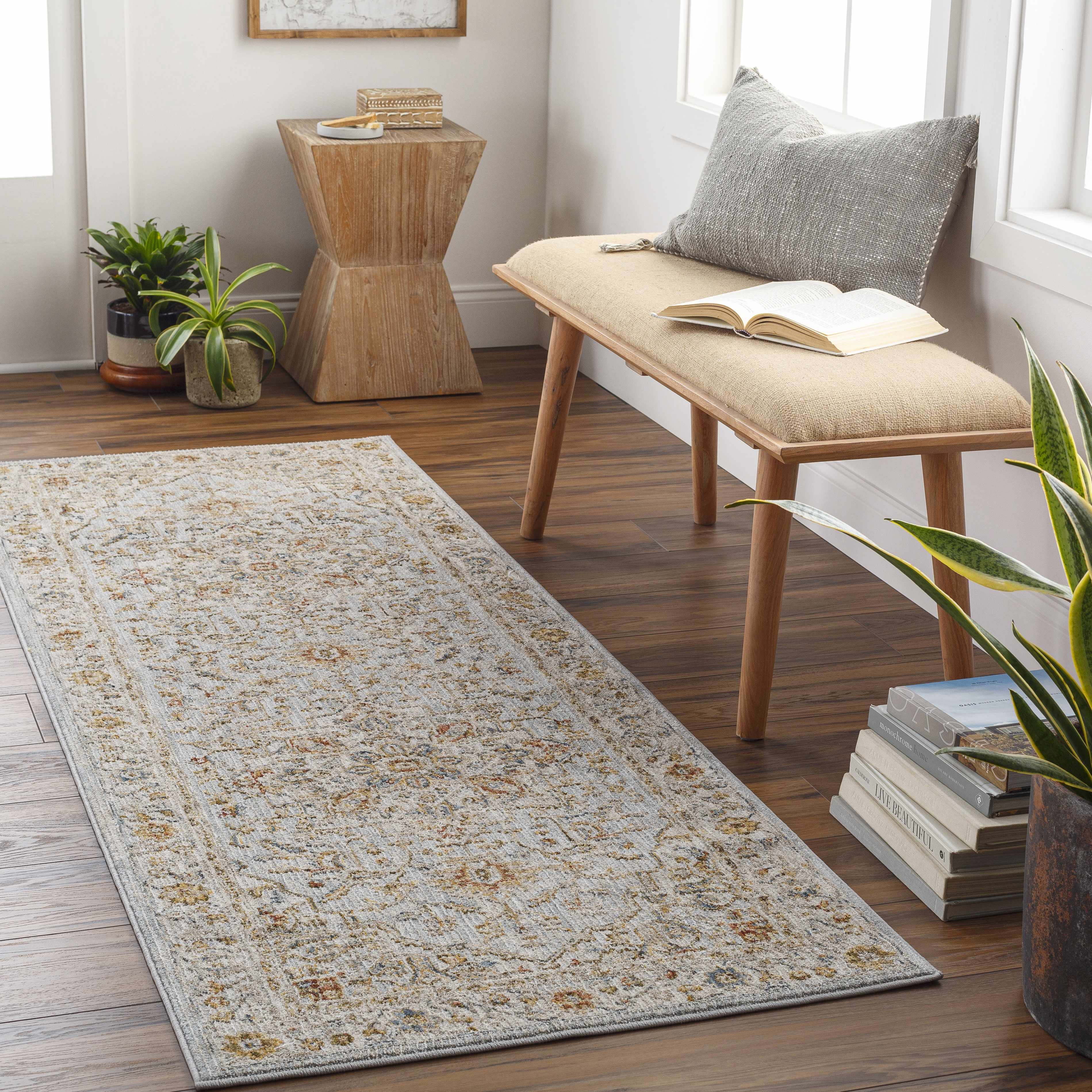 Huguley Floral Cream Luxe Rug - Image 3