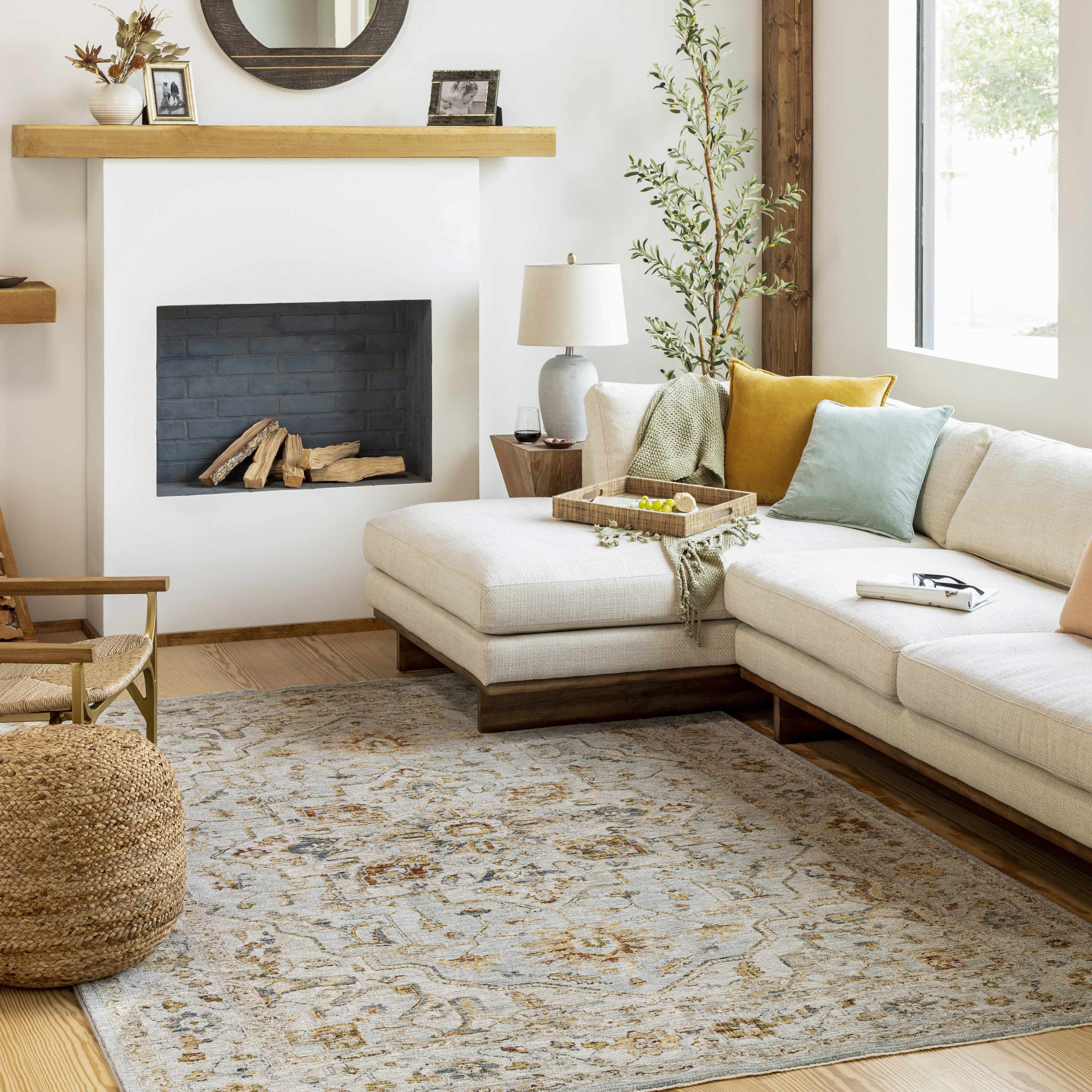 Huguley Floral Cream Luxe Rug - Image 9
