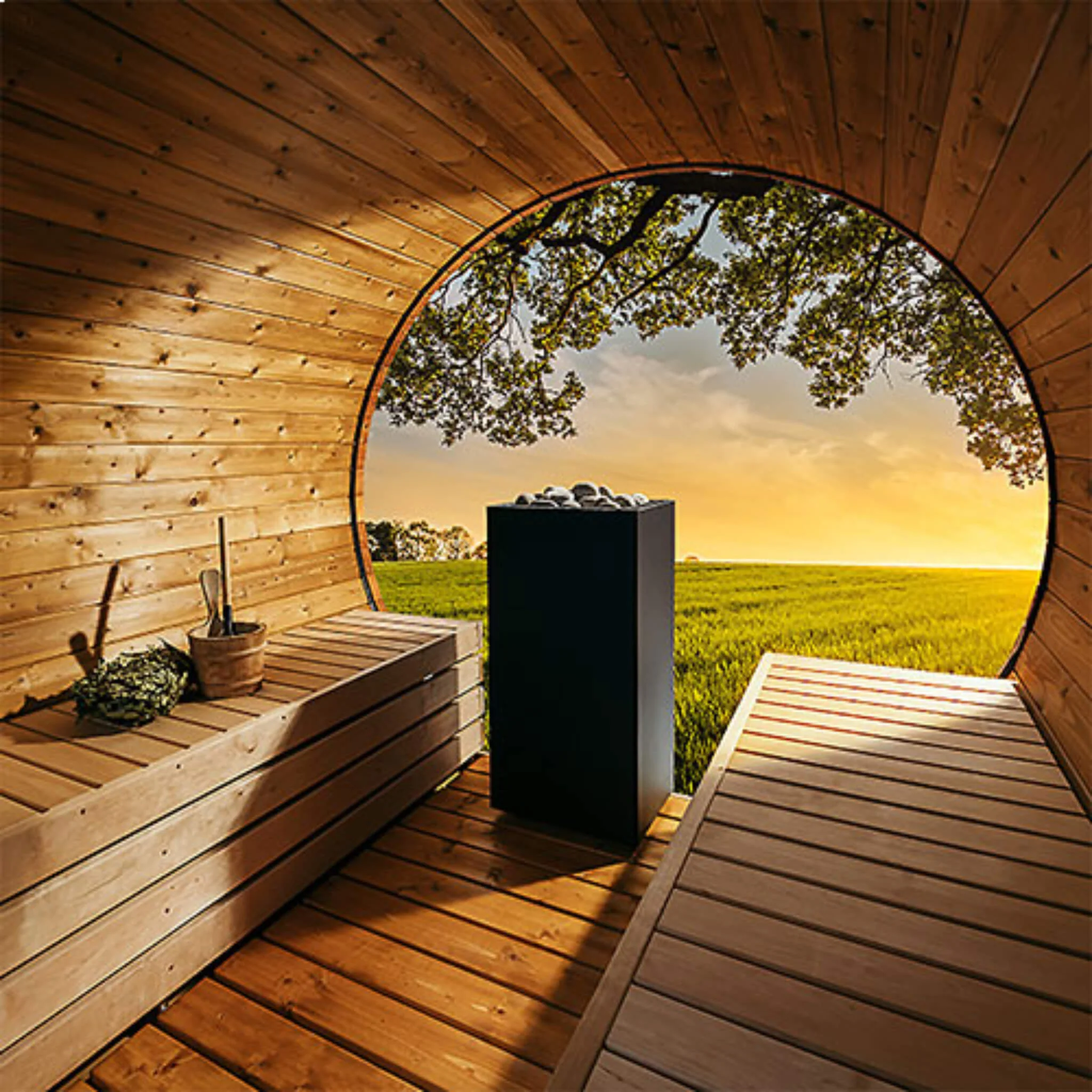 Huum Core Black Sauna Heater With UKU Local Digital Controller & Stones [H1013072/82/92] (SAK28273) - Image 3