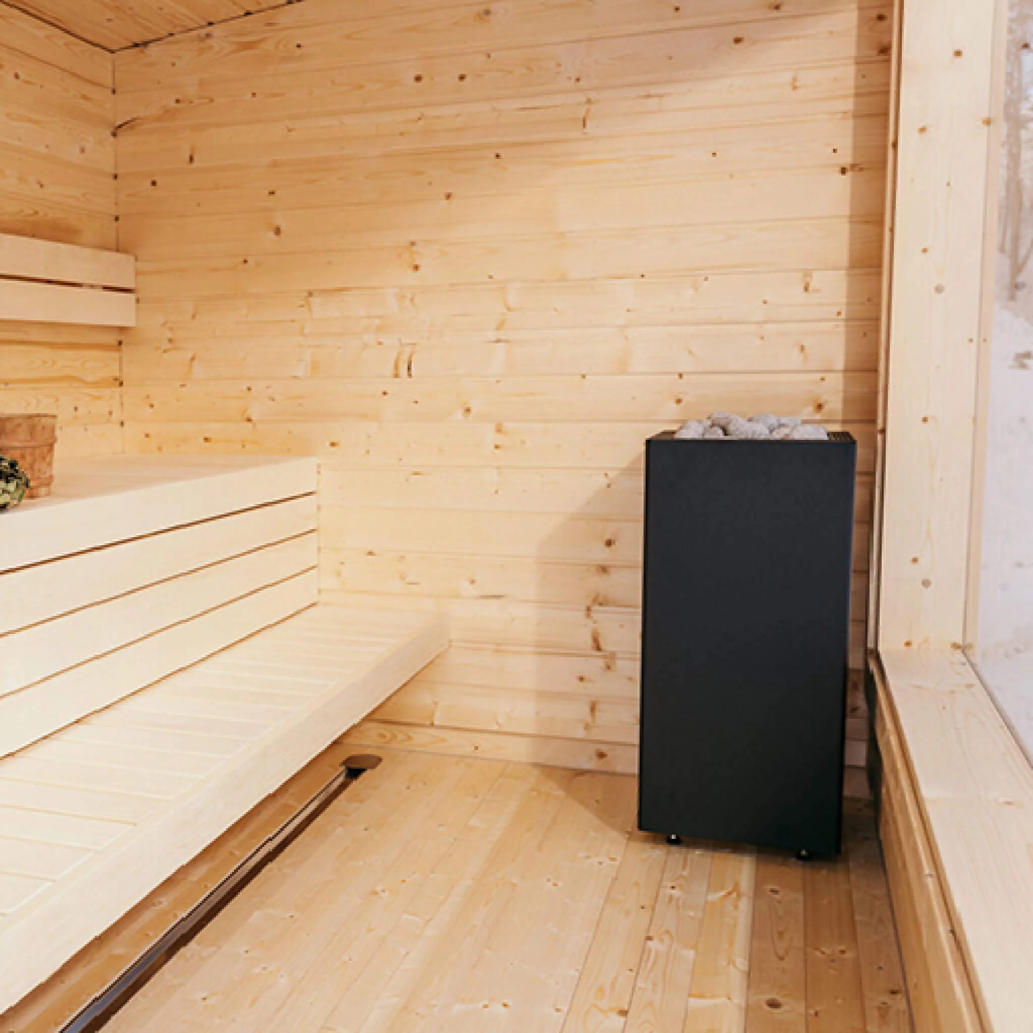 Huum Core Black Sauna Heater With UKU Local Digital Controller & Stones [H1013072/82/92] (SAK28273) - Image 7