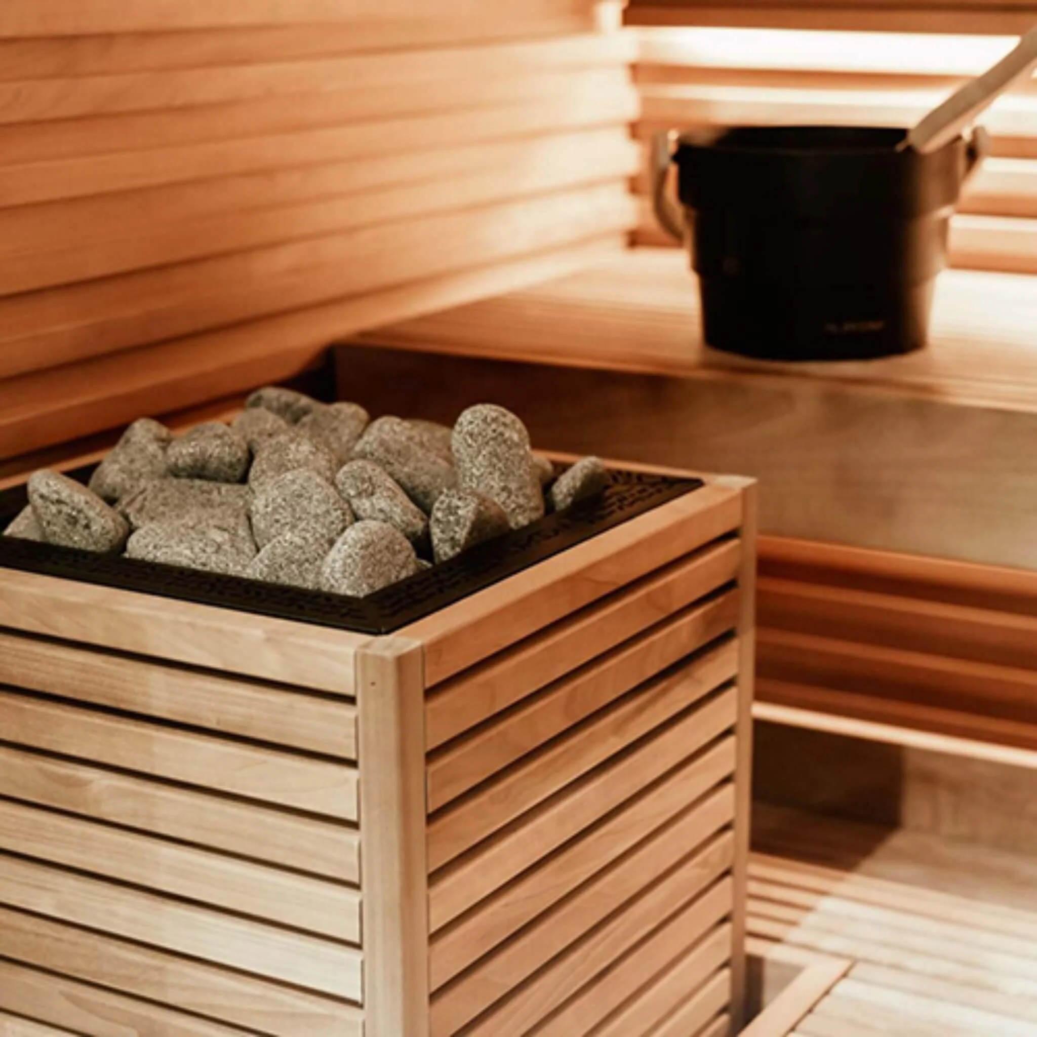 Huum Core Thermo-Aspen Wood Exterior Sauna Heater With UKU Local Controller And Stones (SAK37291) - Image 3