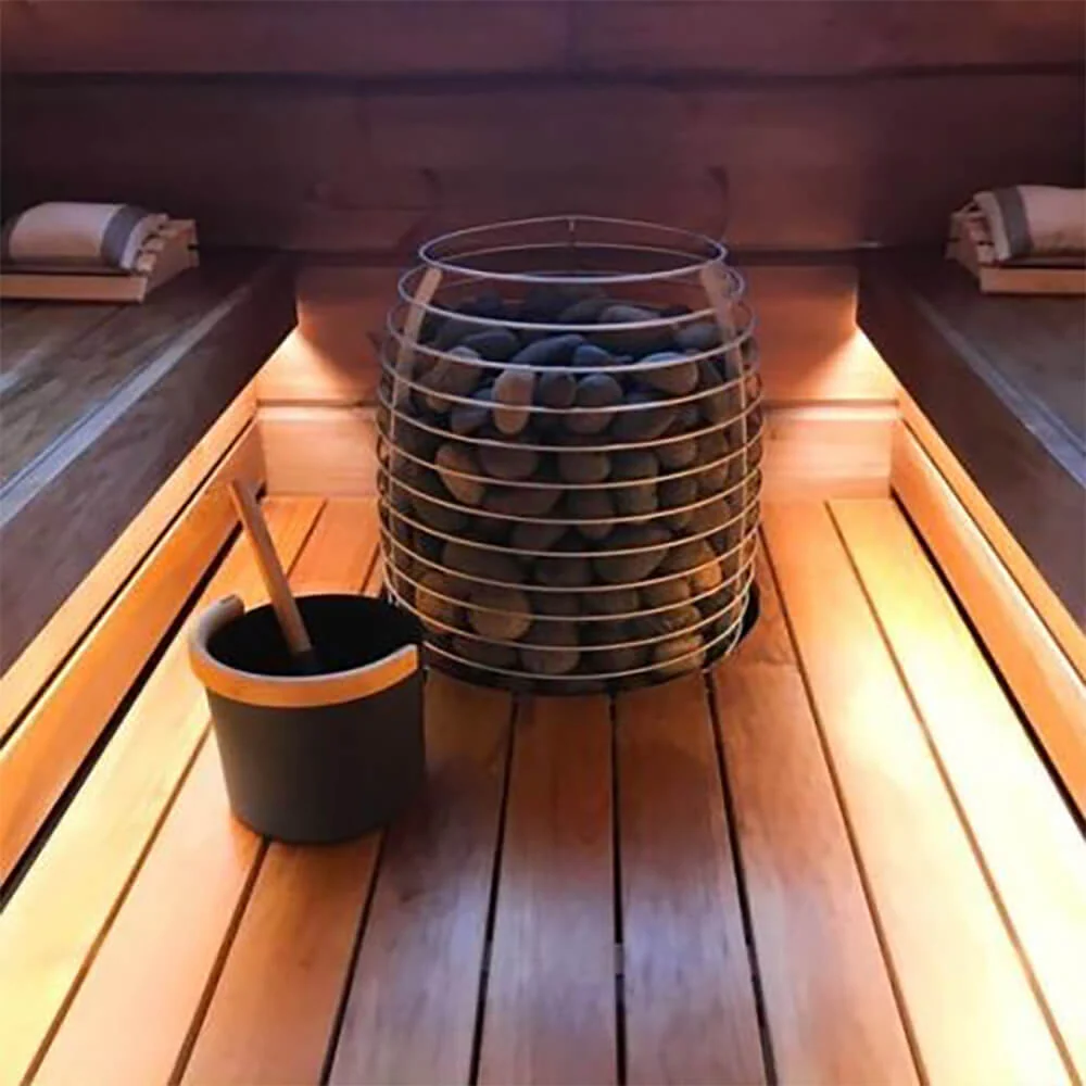 Huum Hive Premium Floor-Mounted Sauna Heater With UKU Control, Extension Box & Sauna Stones (SAK61250) - Image 6