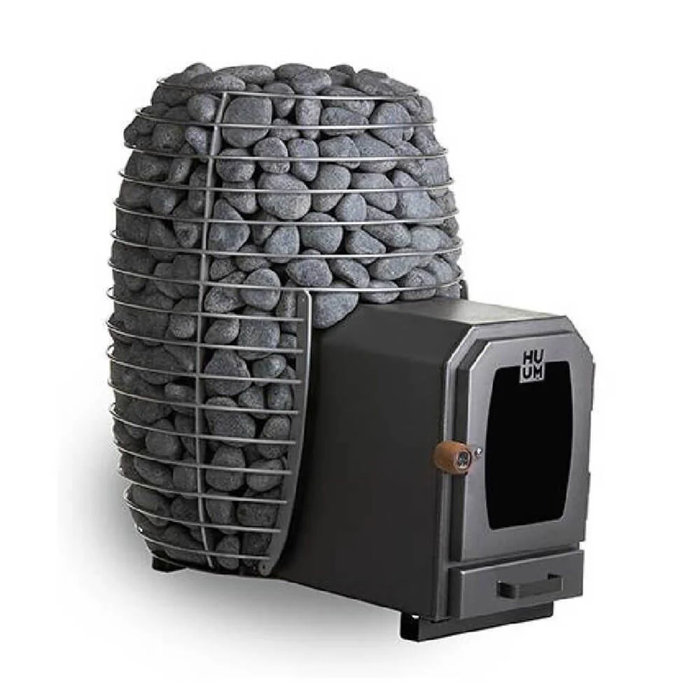 Huum Hive Wood LS 17KW Sauna Stove With Firebox Extension & Sauna Stones [H1010012] (SAK17894) - Image 4