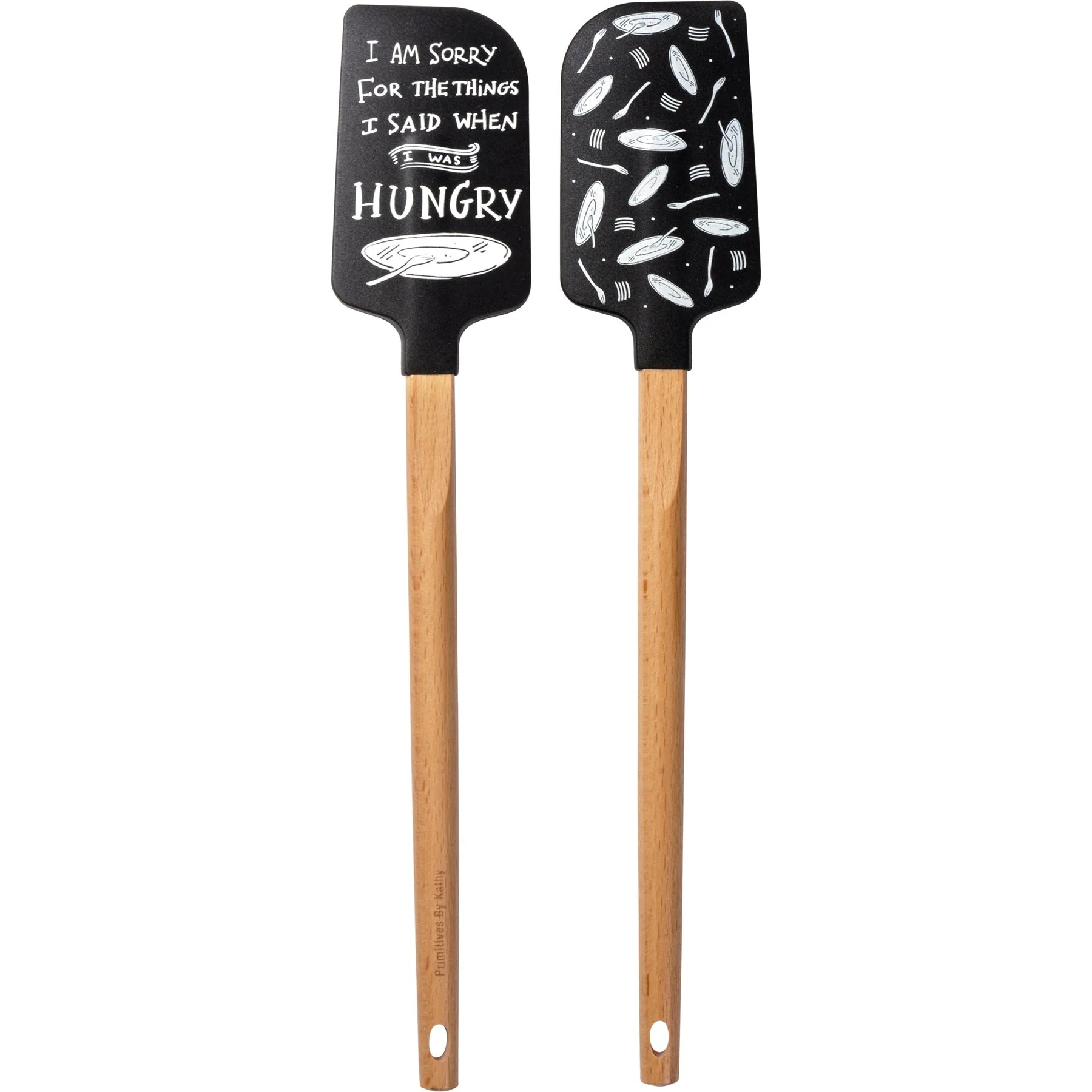I Am Sorry For The Things I Said When I Was Hungry Spatula With A Wooden Handle - Image 7