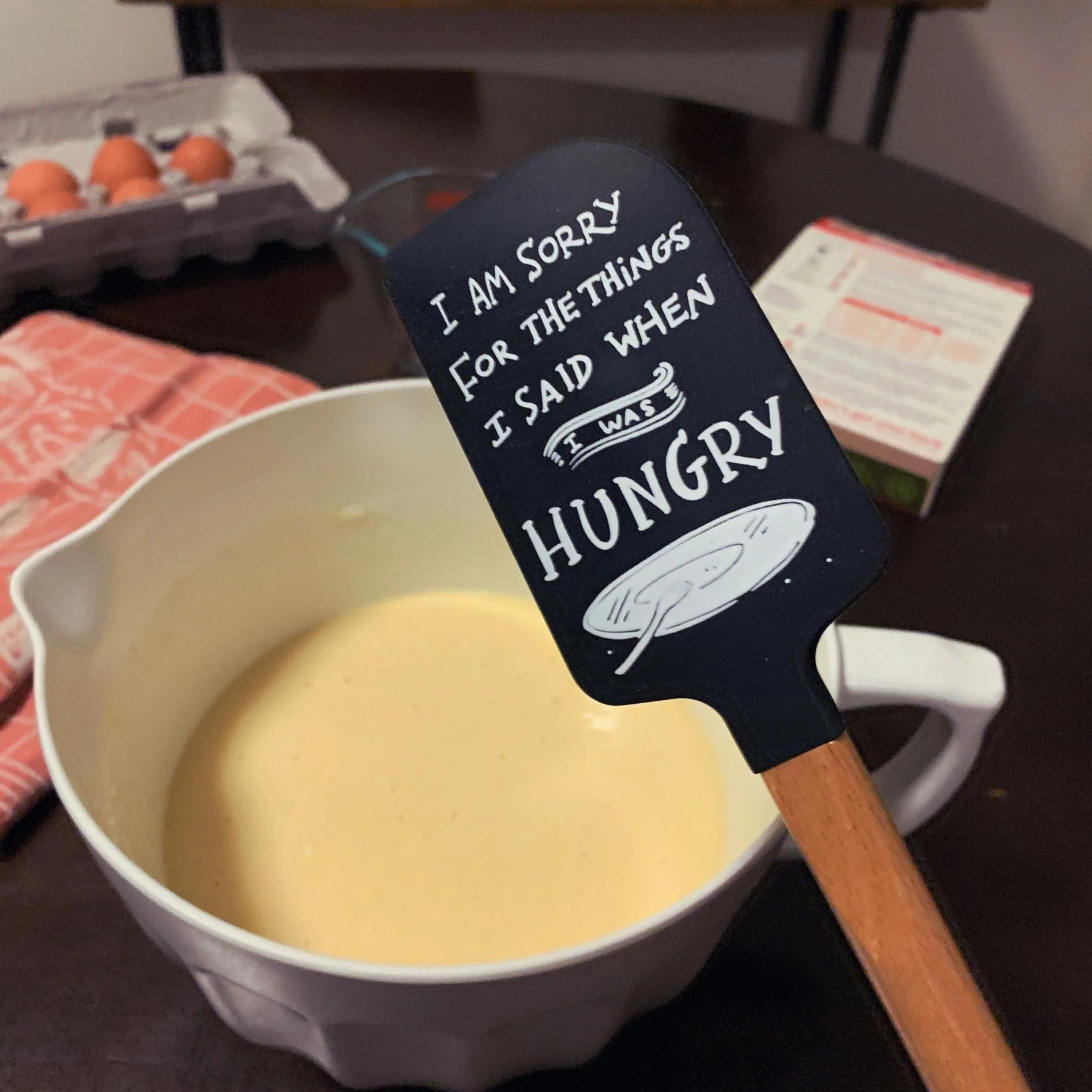 I Am Sorry For The Things I Said When I Was Hungry Spatula With A Wooden Handle - Image 8