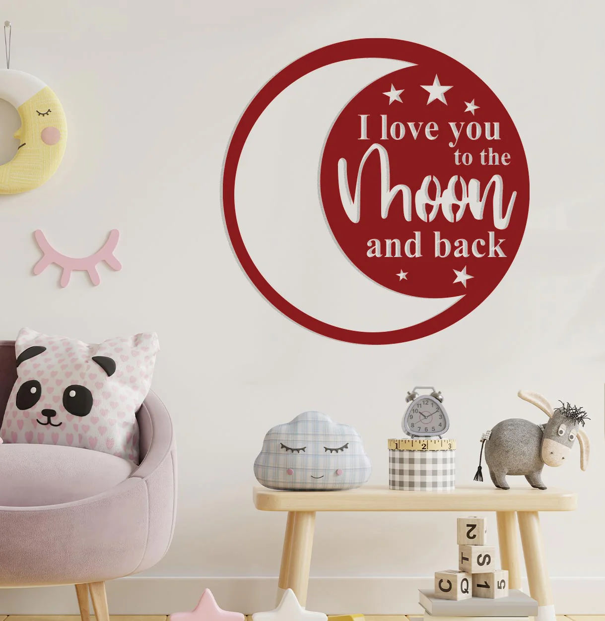 I Love You to the Moon and Back Sign - Image 10
