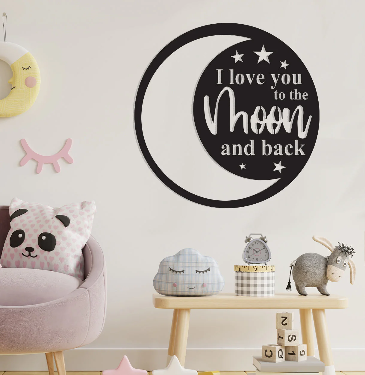 I Love You to the Moon and Back Sign - Image 2