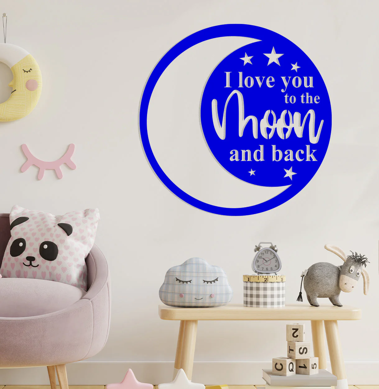 I Love You to the Moon and Back Sign - Image 3