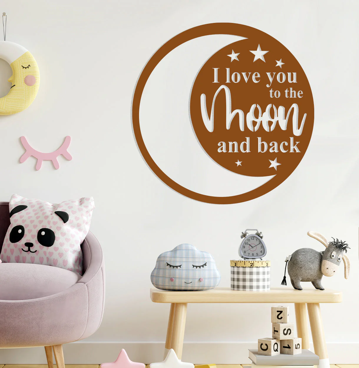 I Love You to the Moon and Back Sign - Image 5